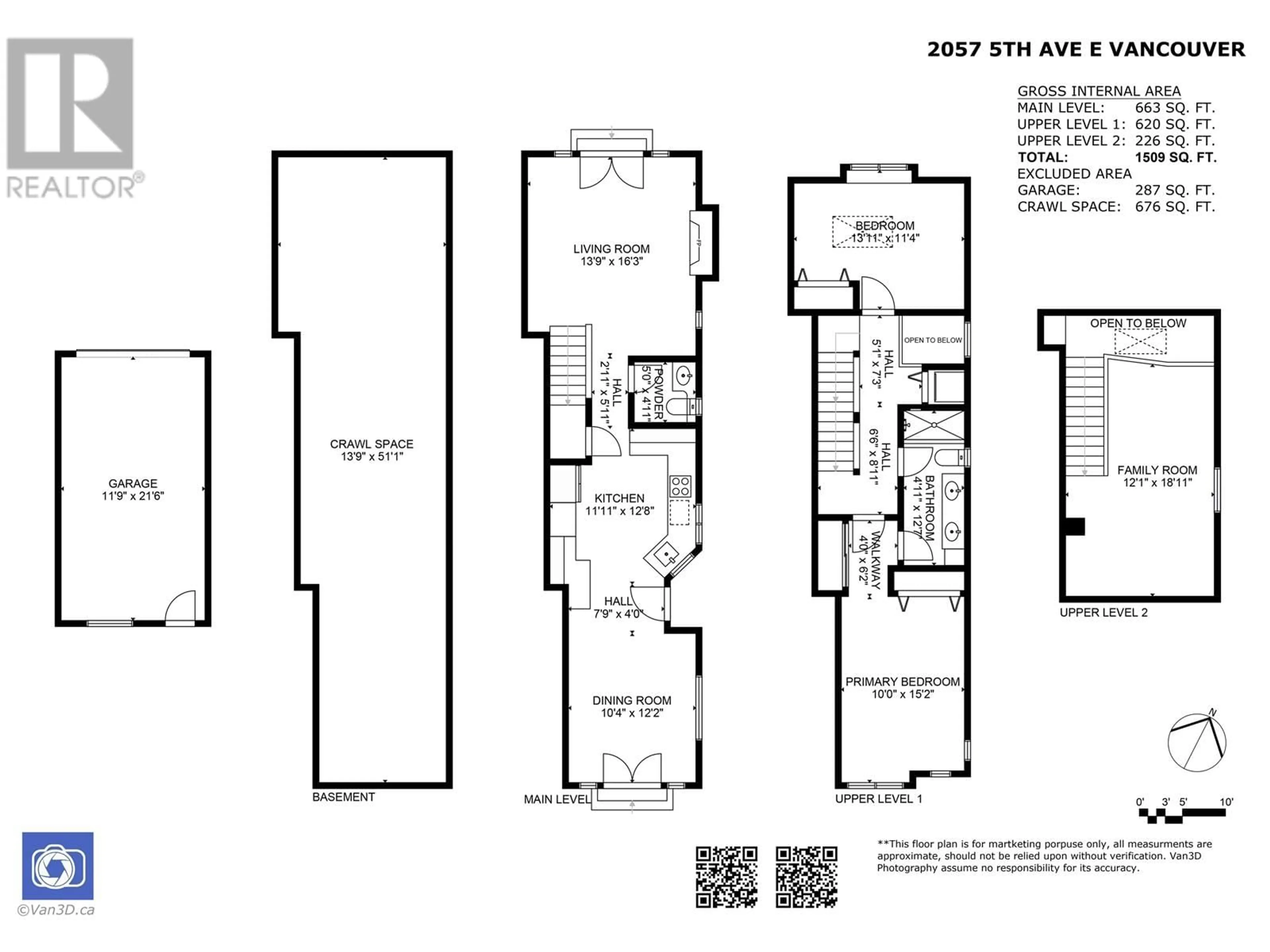 Floor plan for 2057 E 5TH AVENUE, Vancouver British Columbia V5N1M3