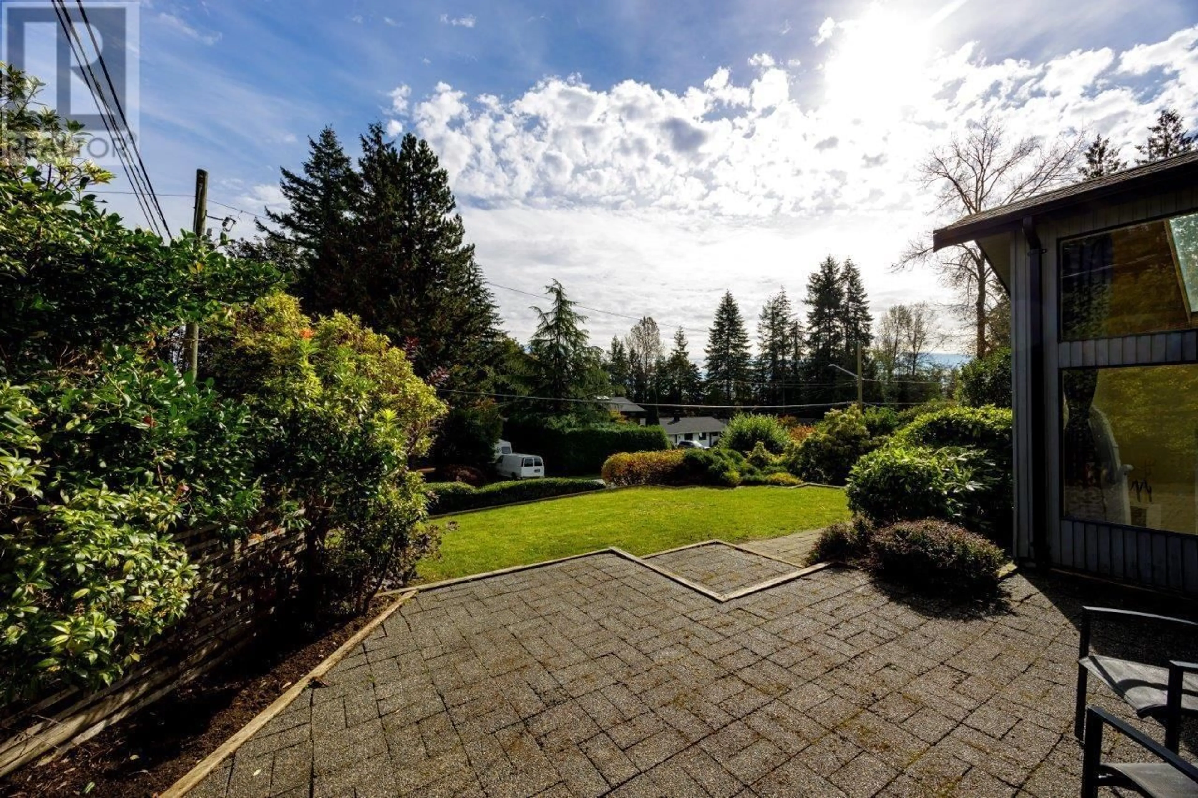 Patio, the fenced backyard for 1427 APPIN ROAD, North Vancouver British Columbia V7J2T4