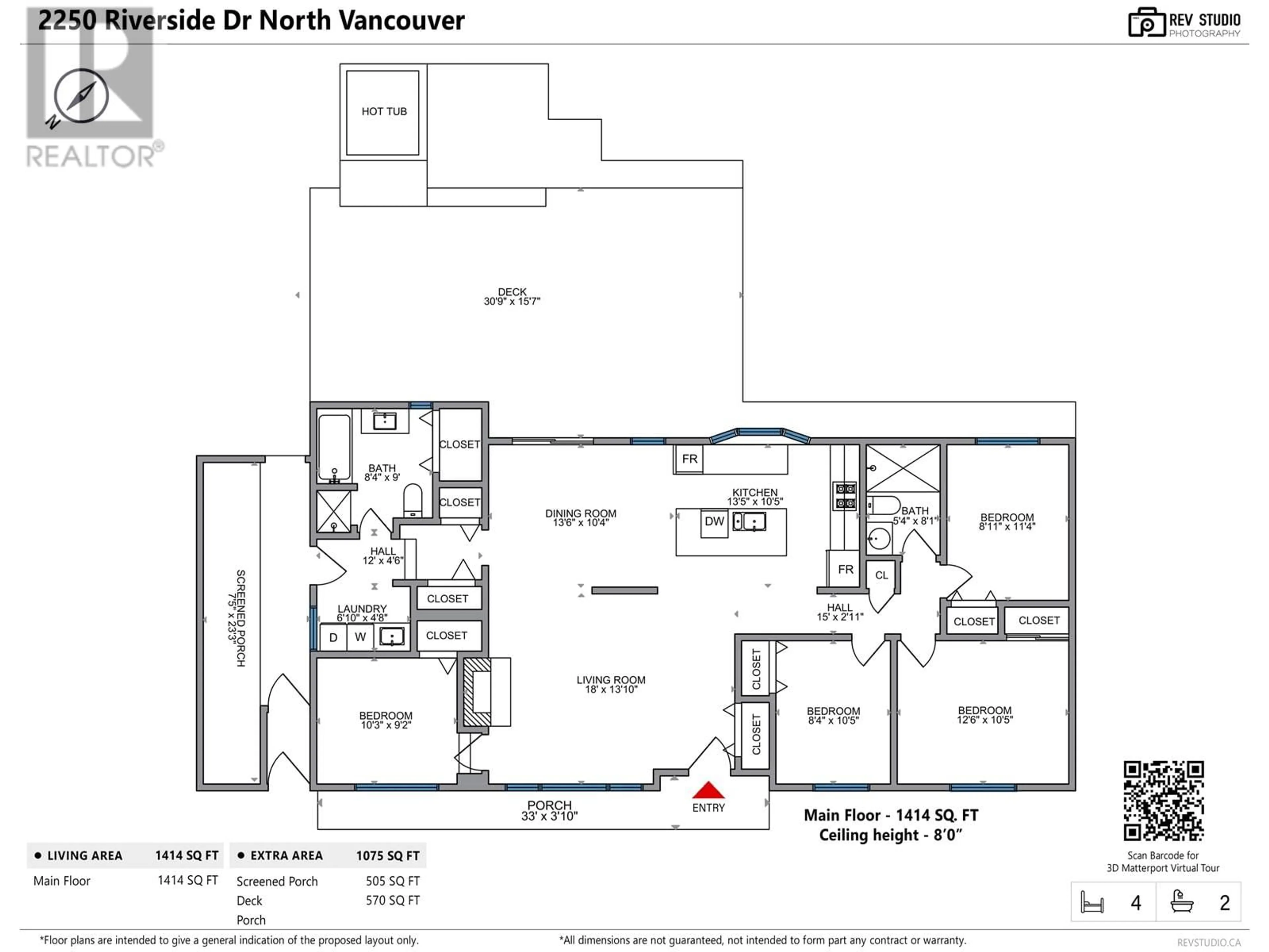 Floor plan for 2250 RIVERSIDE DRIVE, North Vancouver British Columbia V7H1V7