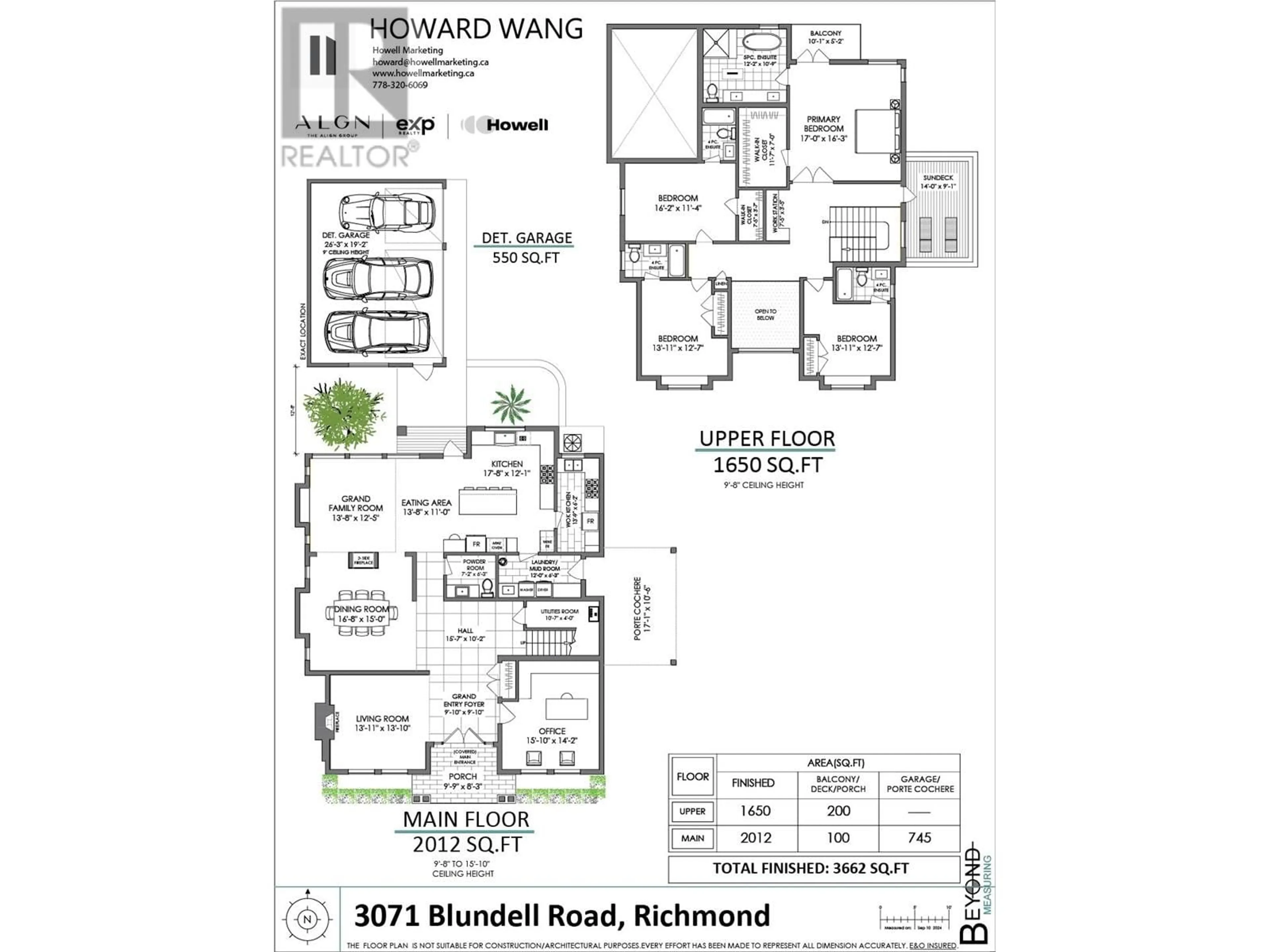 Floor plan for 3071 BLUNDELL ROAD, Richmond British Columbia V7C1G2