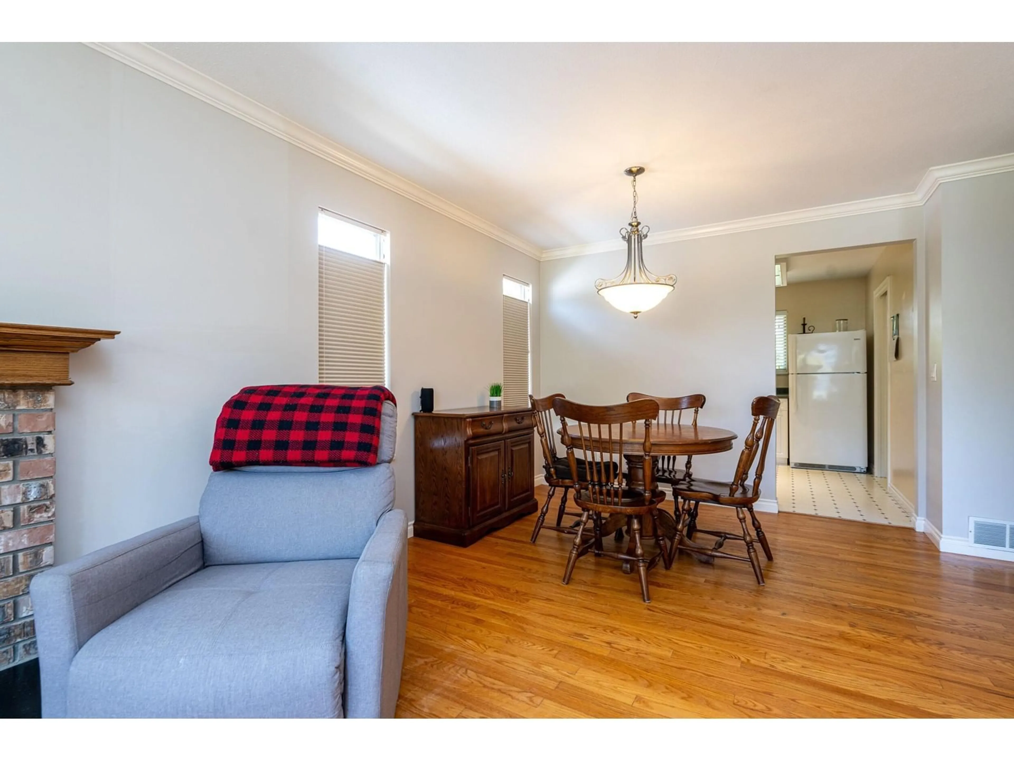 Dining room, wood floors, cottage for 8446 119A STREET, Delta British Columbia V4C7Z5