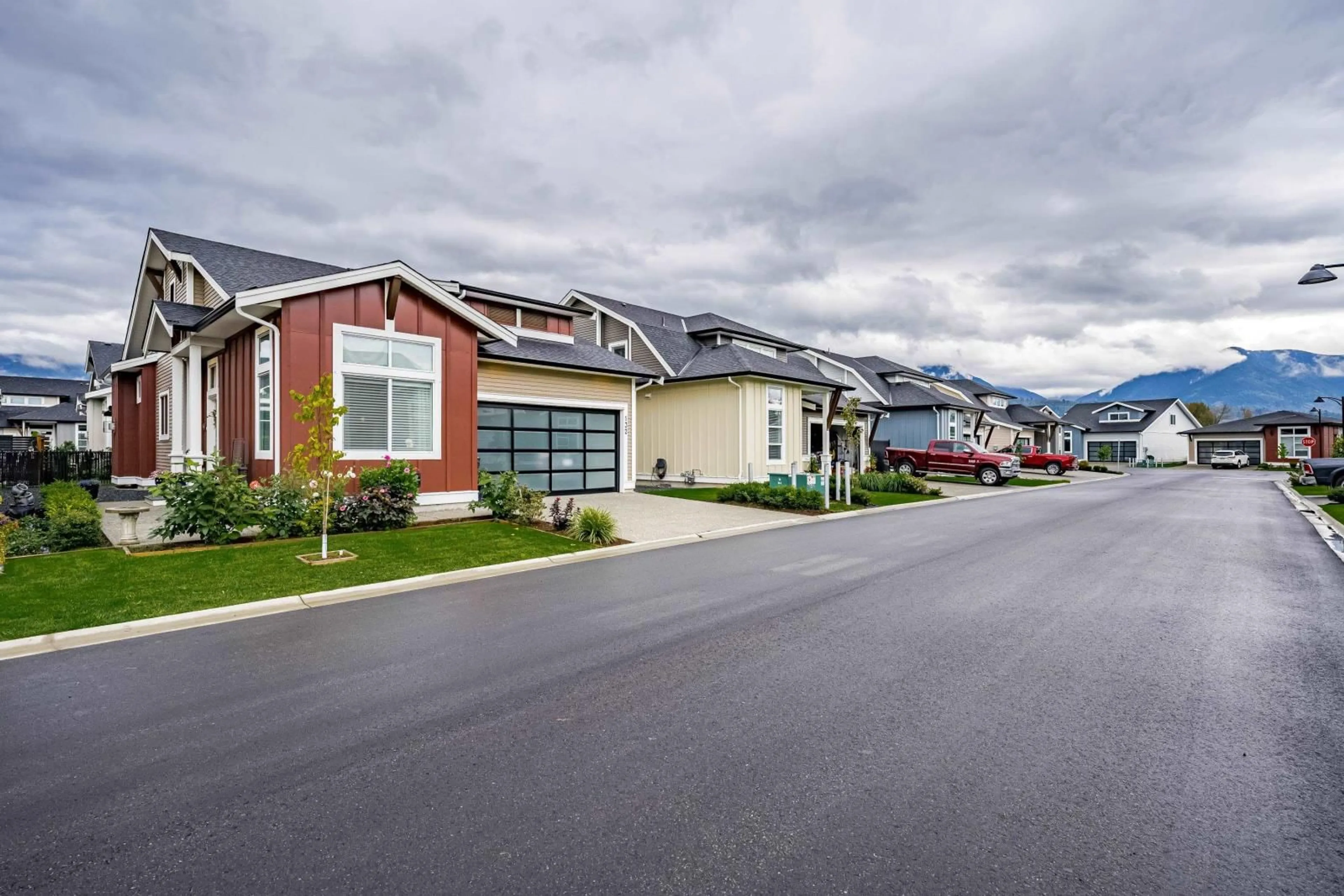 Frontside or backside of a home, the street view for 132 46213 HAKWELES ROAD, Chilliwack British Columbia V4Z0C6