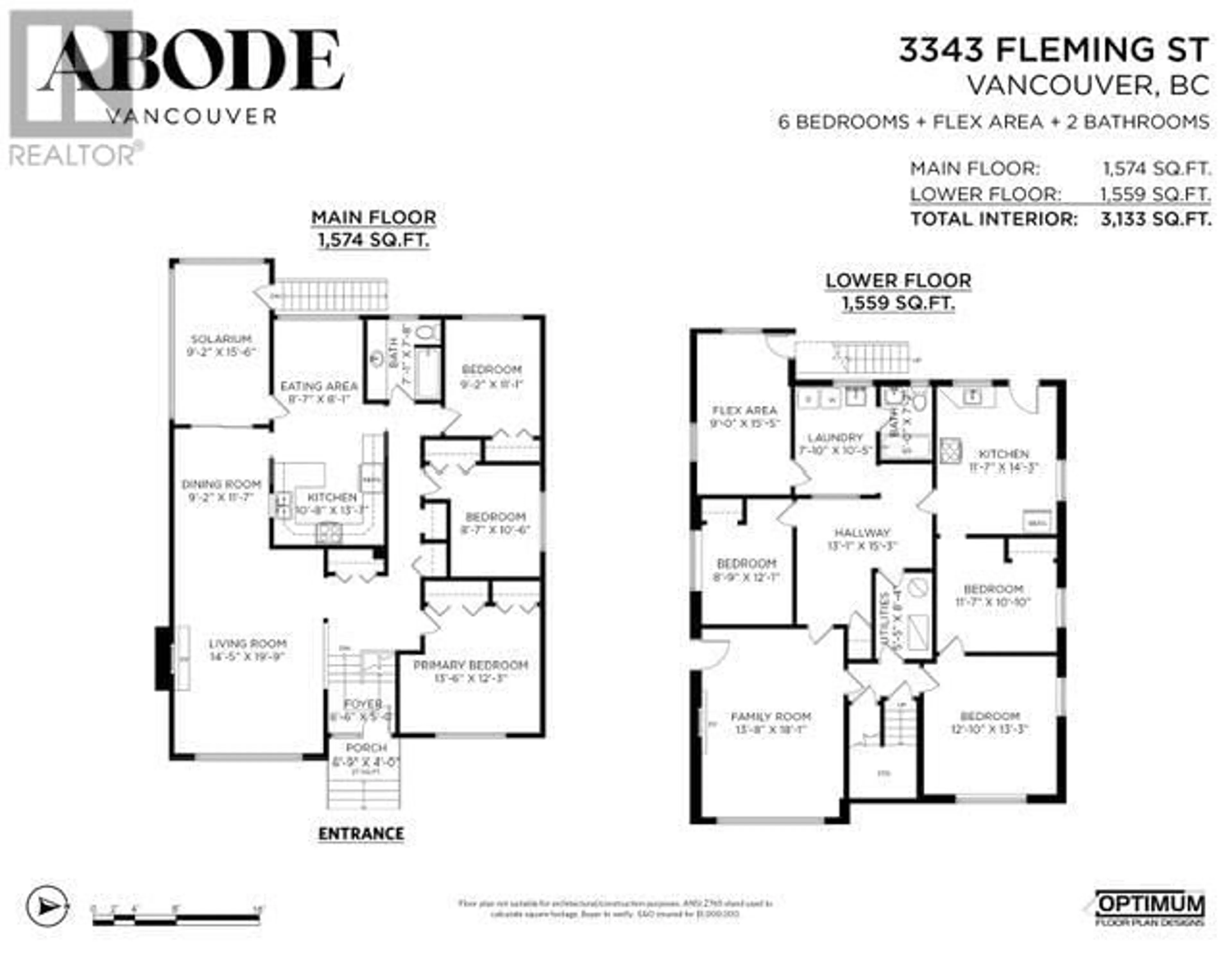 Floor plan for 3343 FLEMING STREET, Vancouver British Columbia V5N3V6