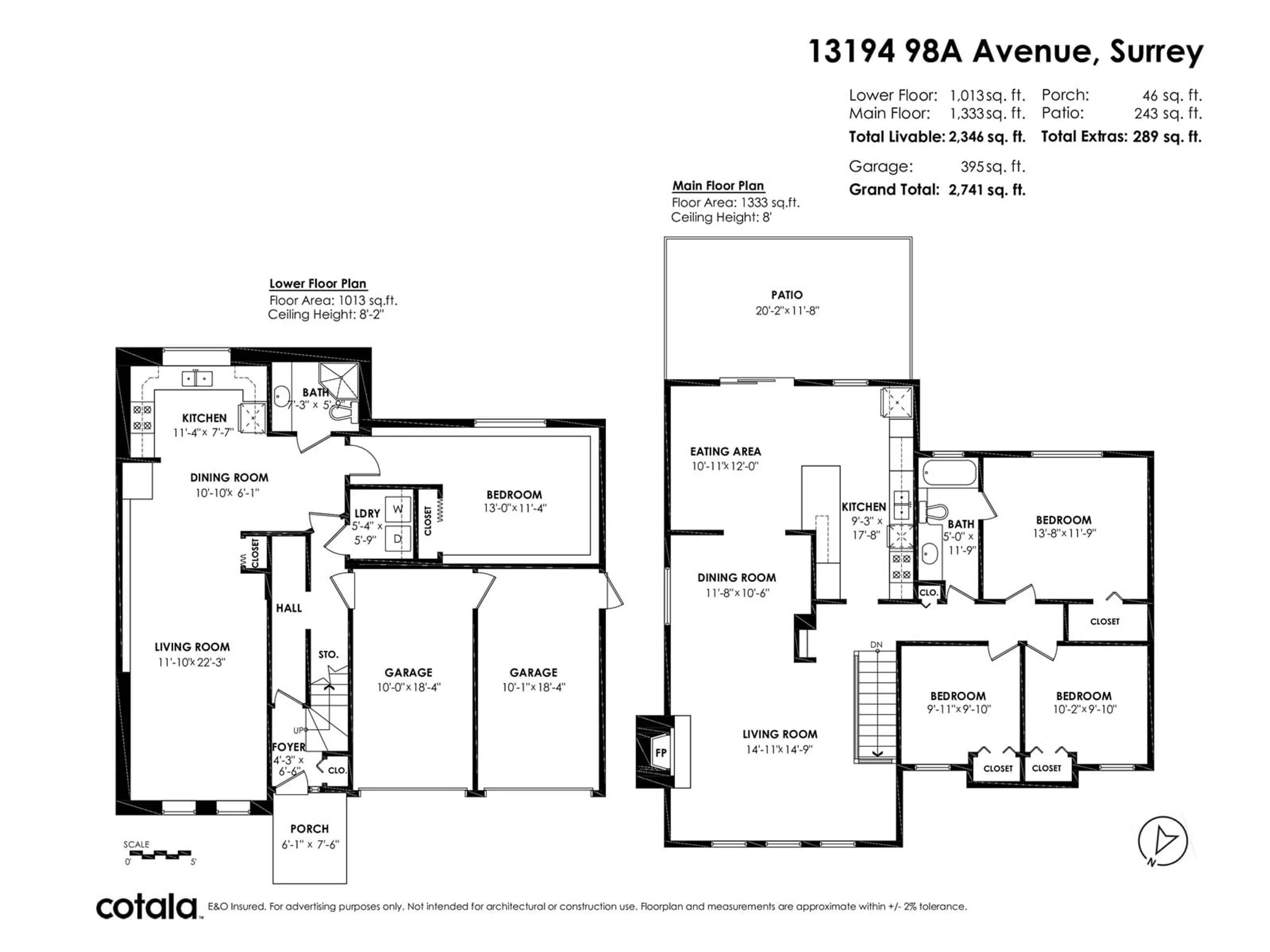 Floor plan for 13194 98A AVENUE, Surrey British Columbia V3T1C6