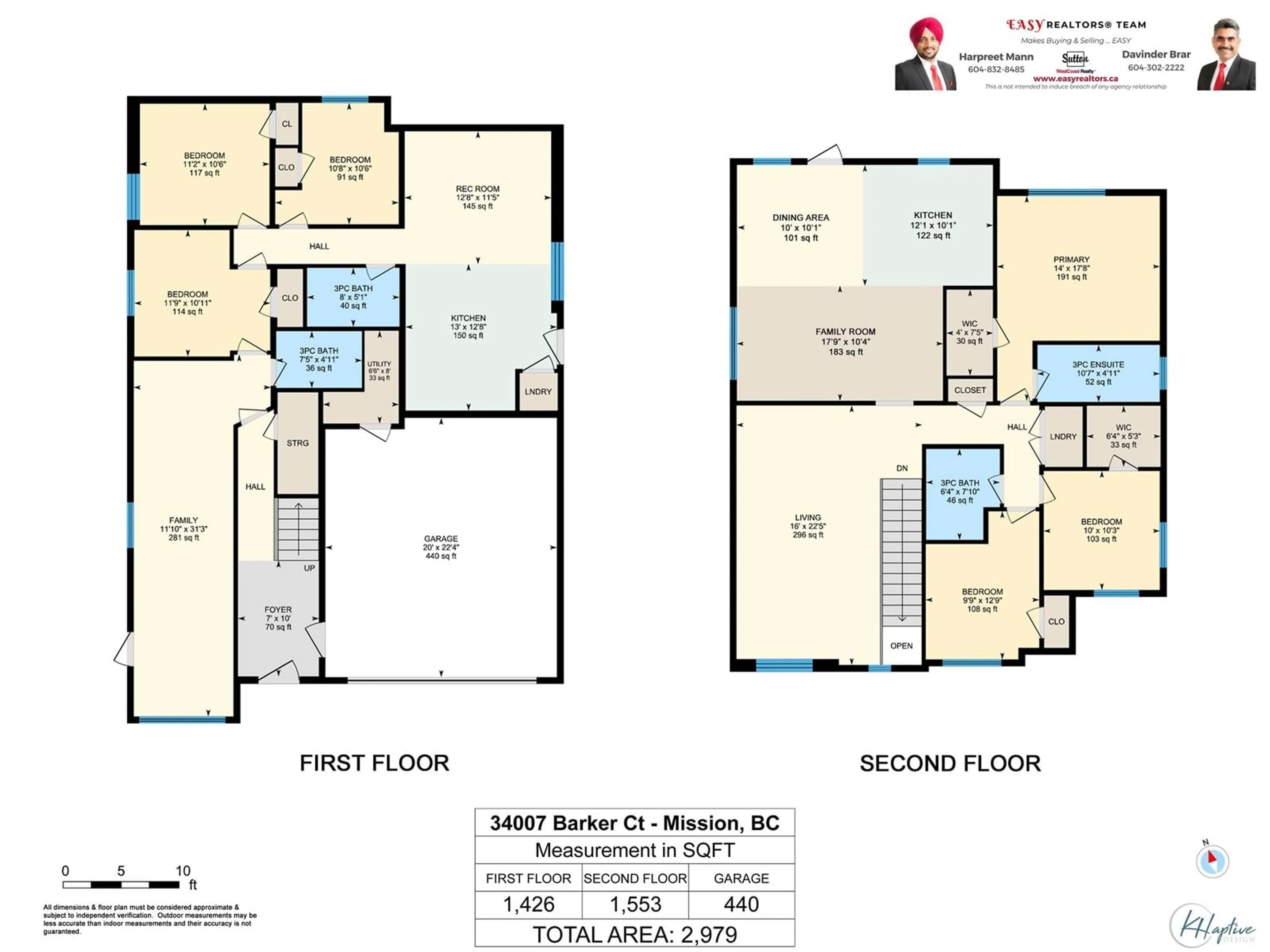 Floor plan for 34007 BARKER, Mission British Columbia V2V6B2