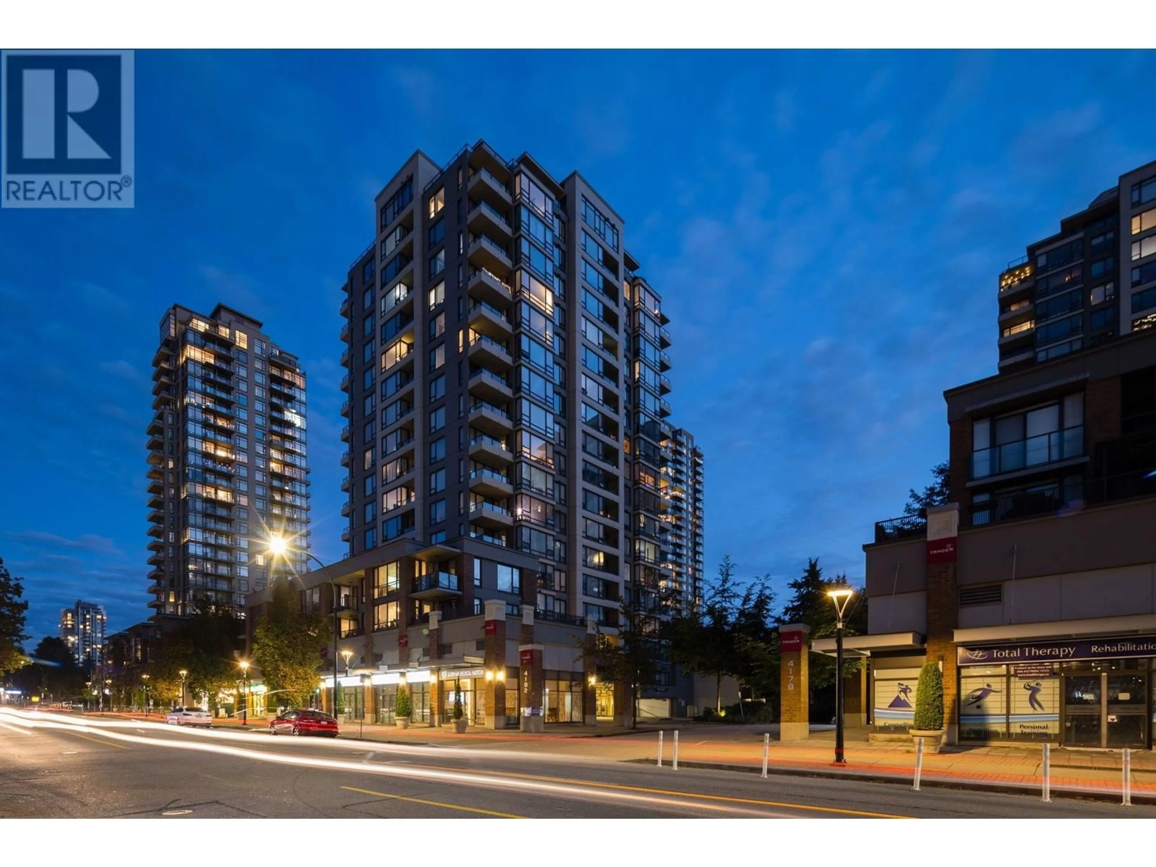 A pic from exterior of the house or condo, the view of city buildings for 1804 4182 DAWSON STREET, Burnaby British Columbia V5C0A2