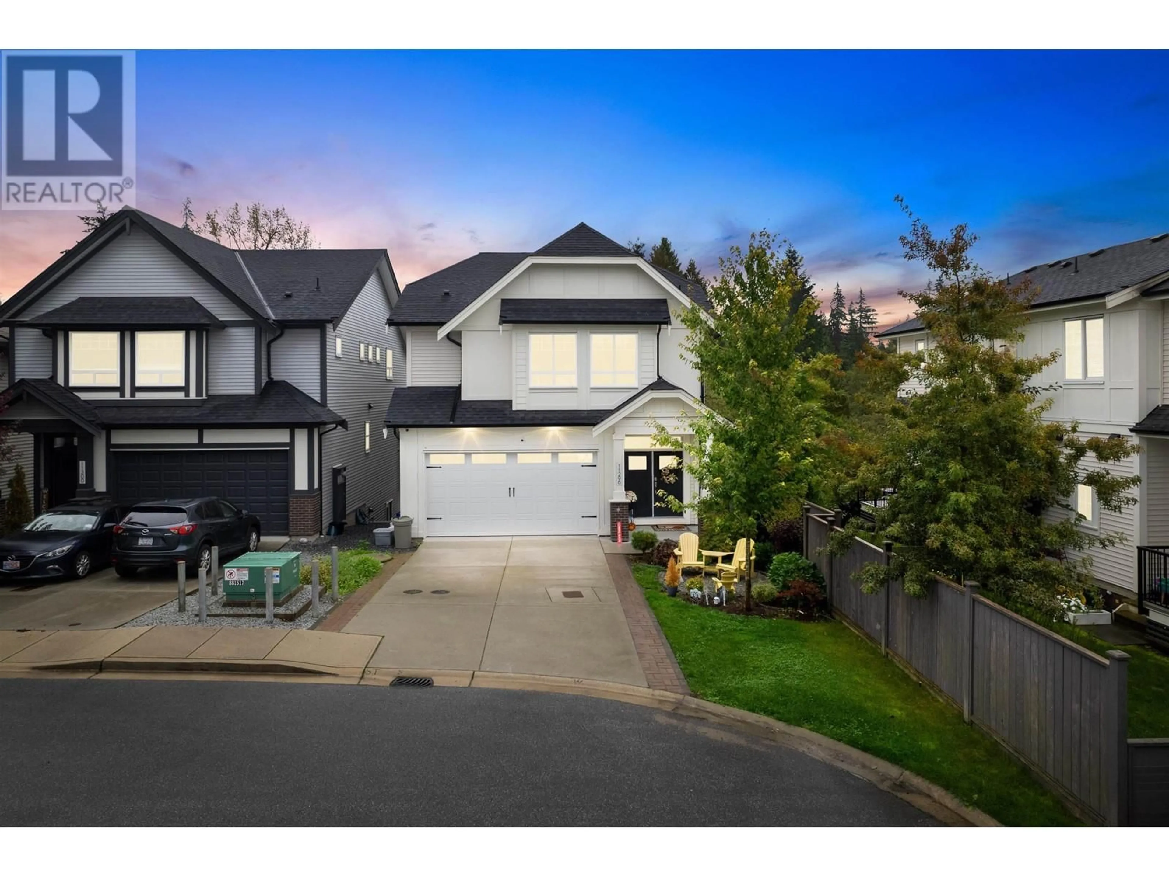 Frontside or backside of a home, the fenced backyard for 11296 240A STREET, Maple Ridge British Columbia V2W1A4