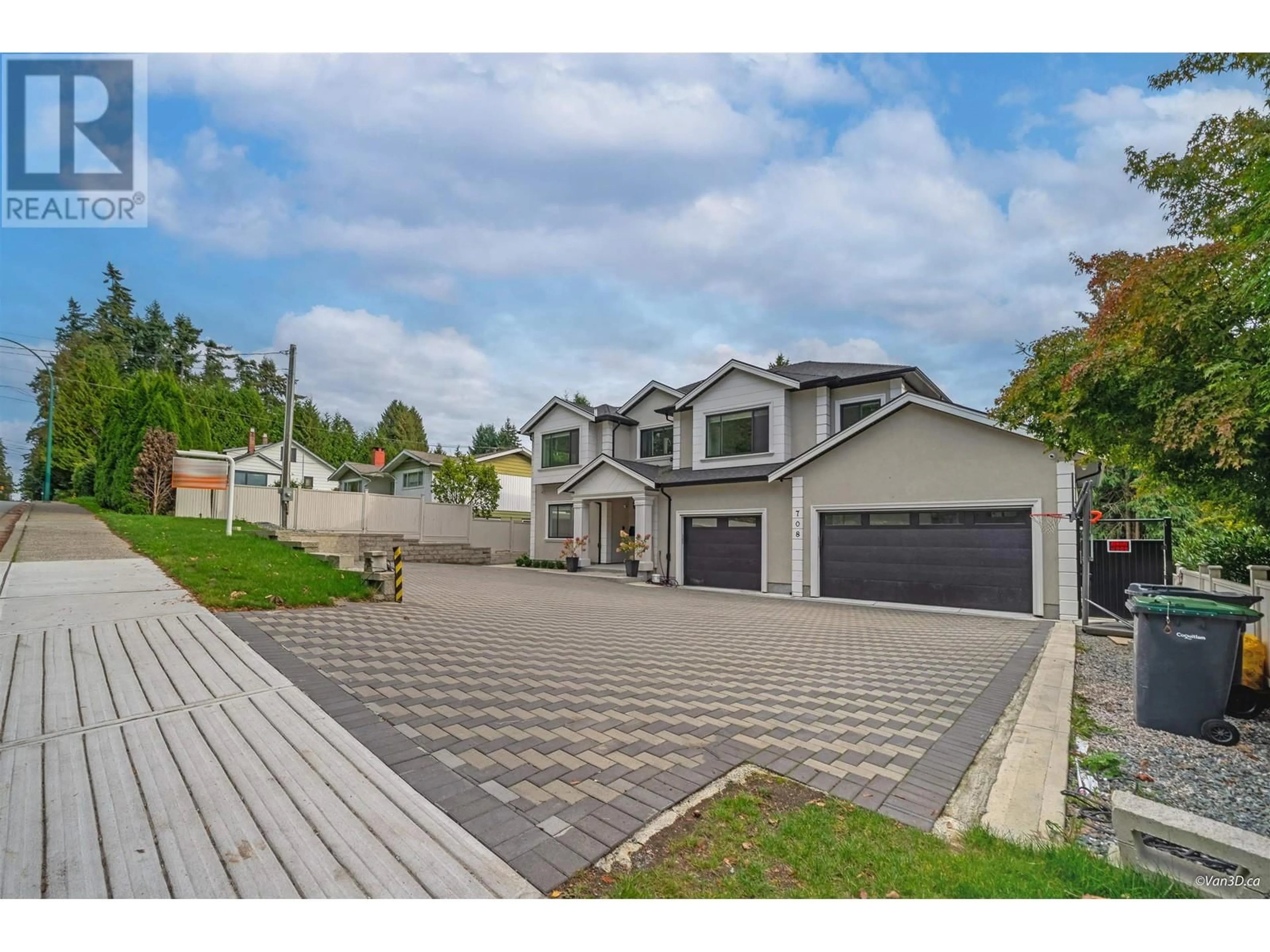 Frontside or backside of a home, the street view for 708 AUSTIN AVENUE, Coquitlam British Columbia V3K3N1