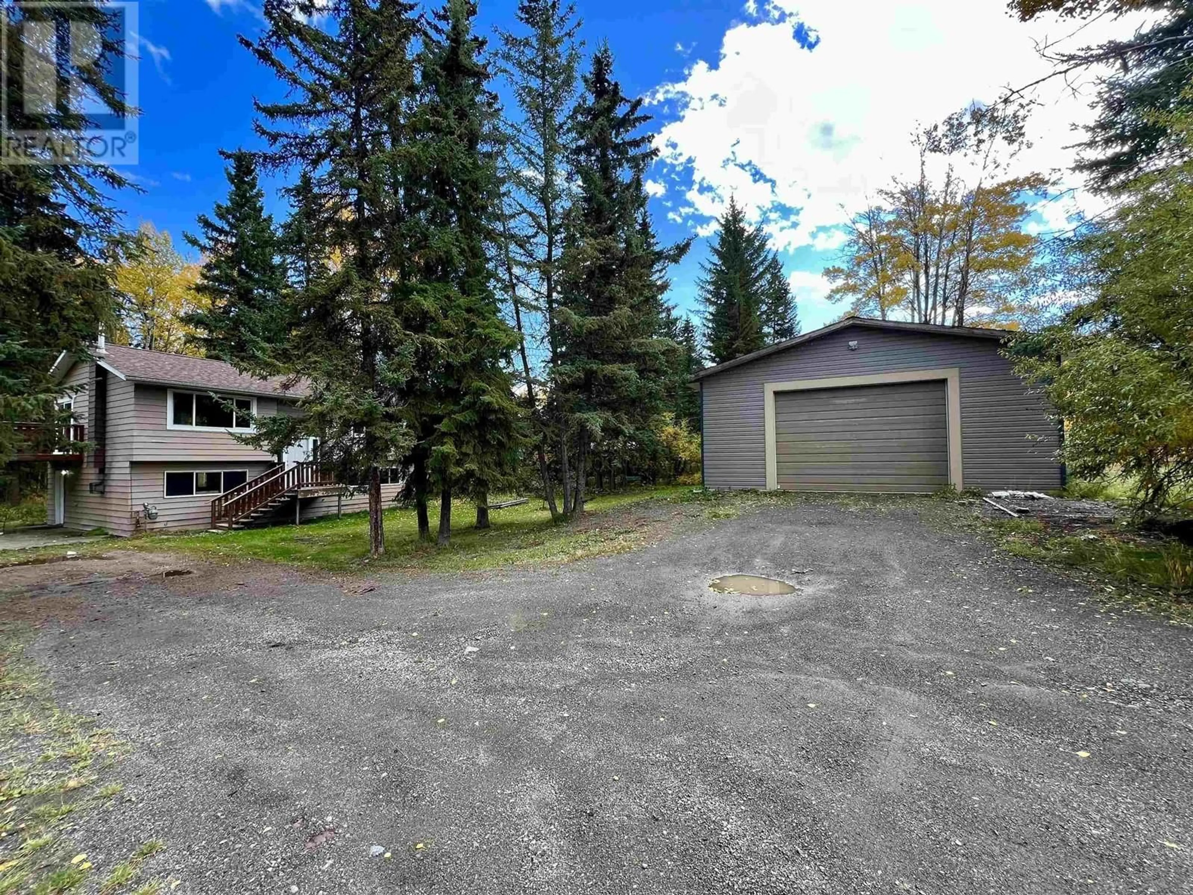 A pic from outside/outdoor area/front of a property/back of a property/a pic from drone, unknown for 6053 HORSE LAKE ROAD, 100 Mile House British Columbia V0K2E3