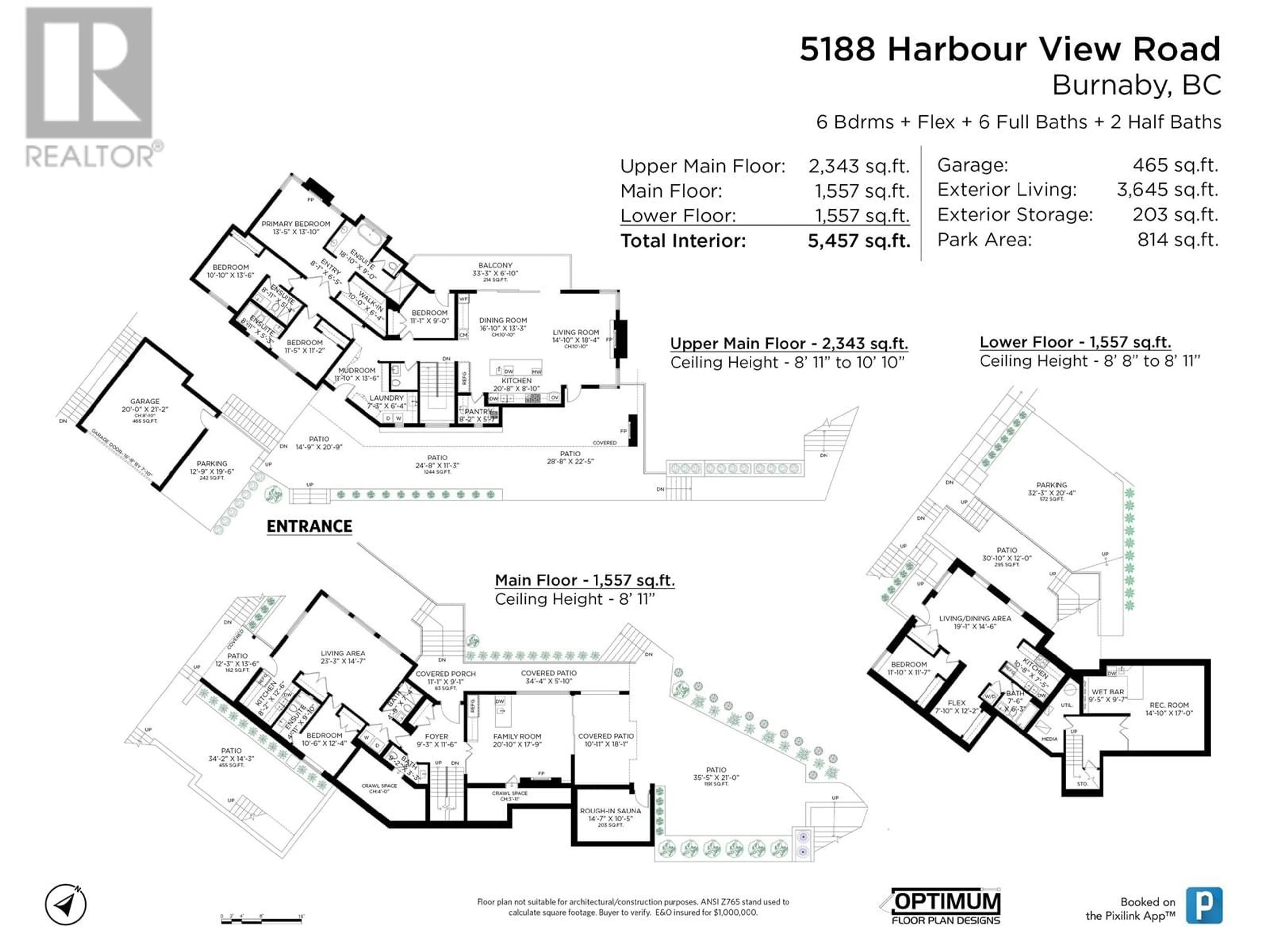 Floor plan for 5188 HARBOUR VIEW ROAD, Burnaby British Columbia V5B1C9