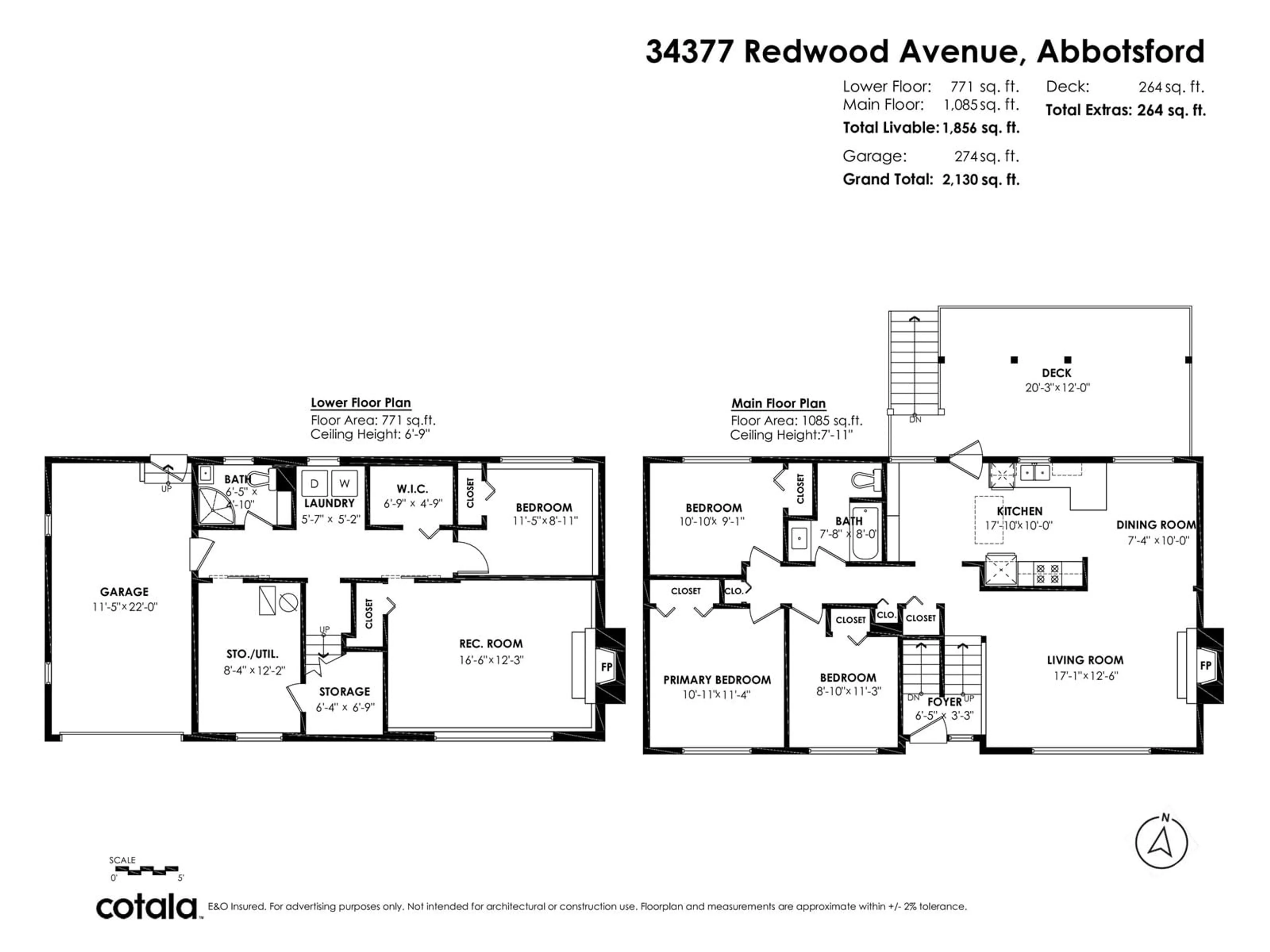 Floor plan for 34377 REDWOOD AVENUE, Abbotsford British Columbia V2S2T8