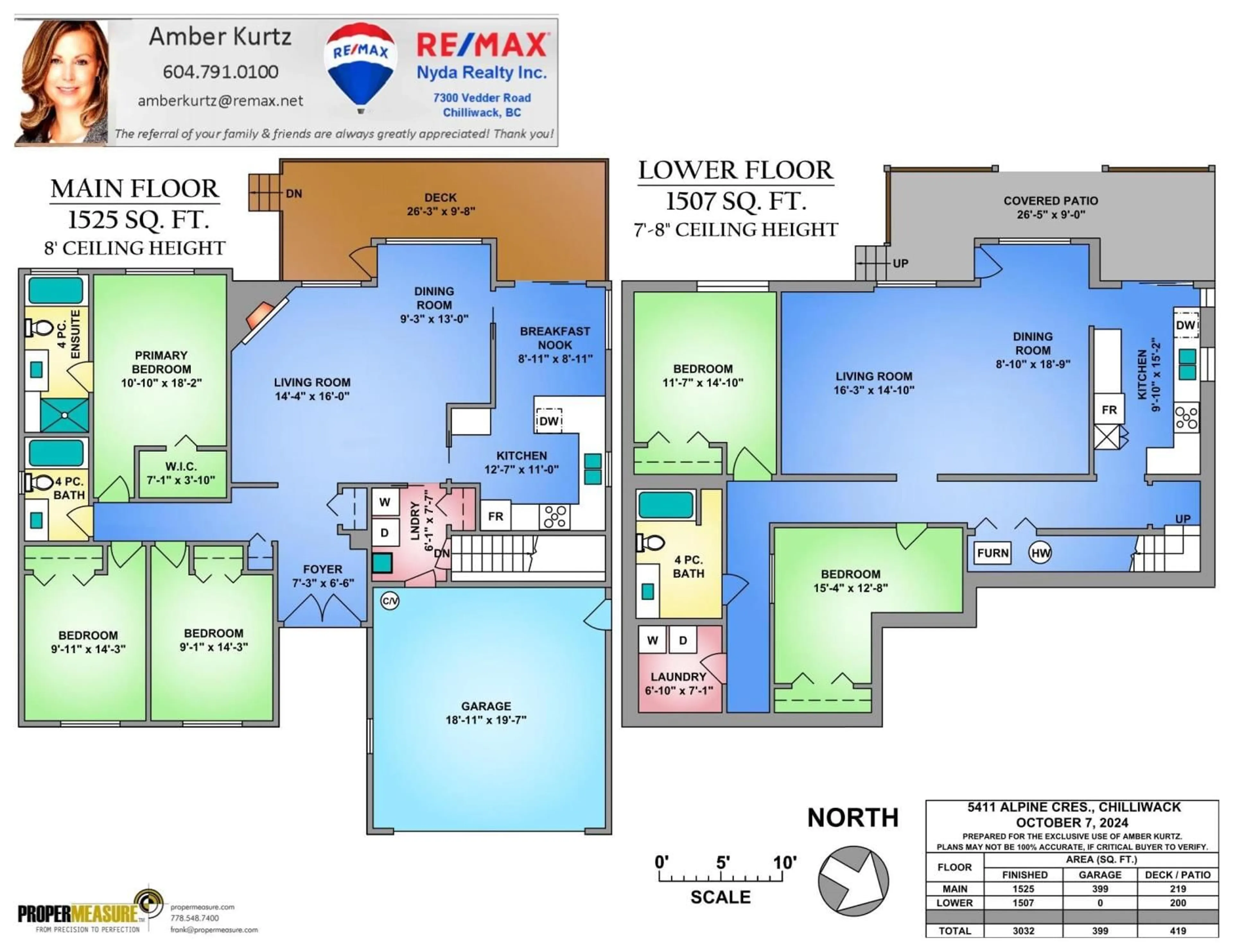 Floor plan for 5411 ALPINE CRESCENT, Chilliwack British Columbia V2R3W4