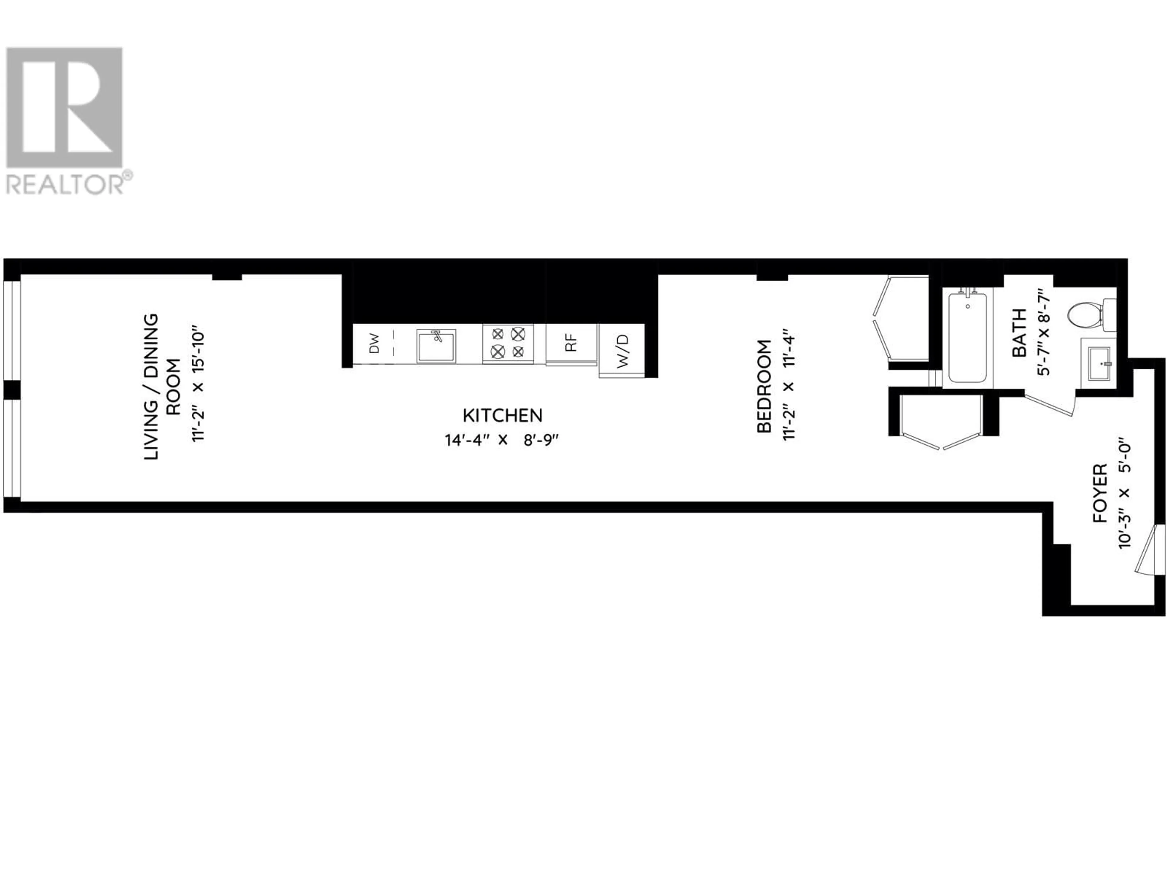 Floor plan for 306 53 W HASTINGS STREET, Vancouver British Columbia V6B1G4