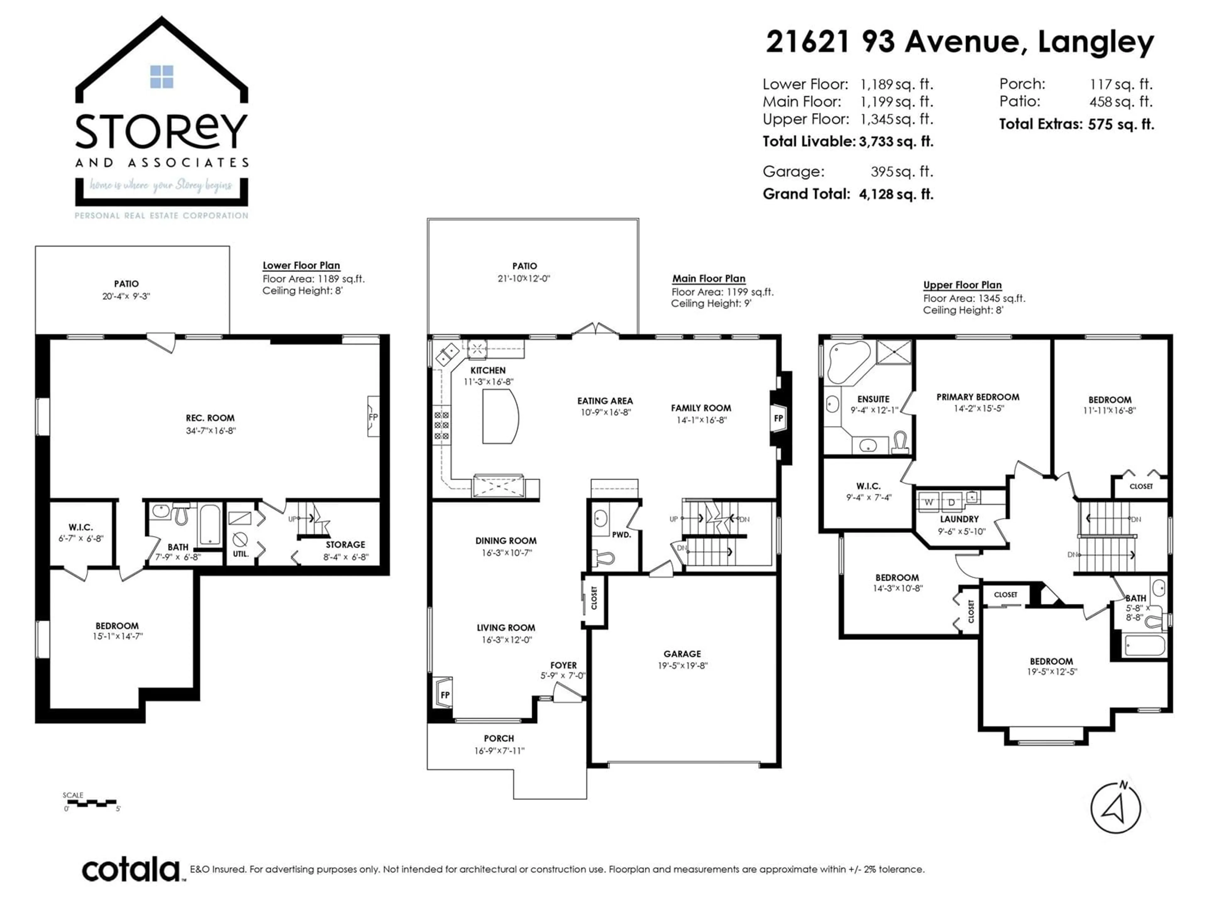 Floor plan for 21621 93 AVENUE, Langley British Columbia V1M4E1