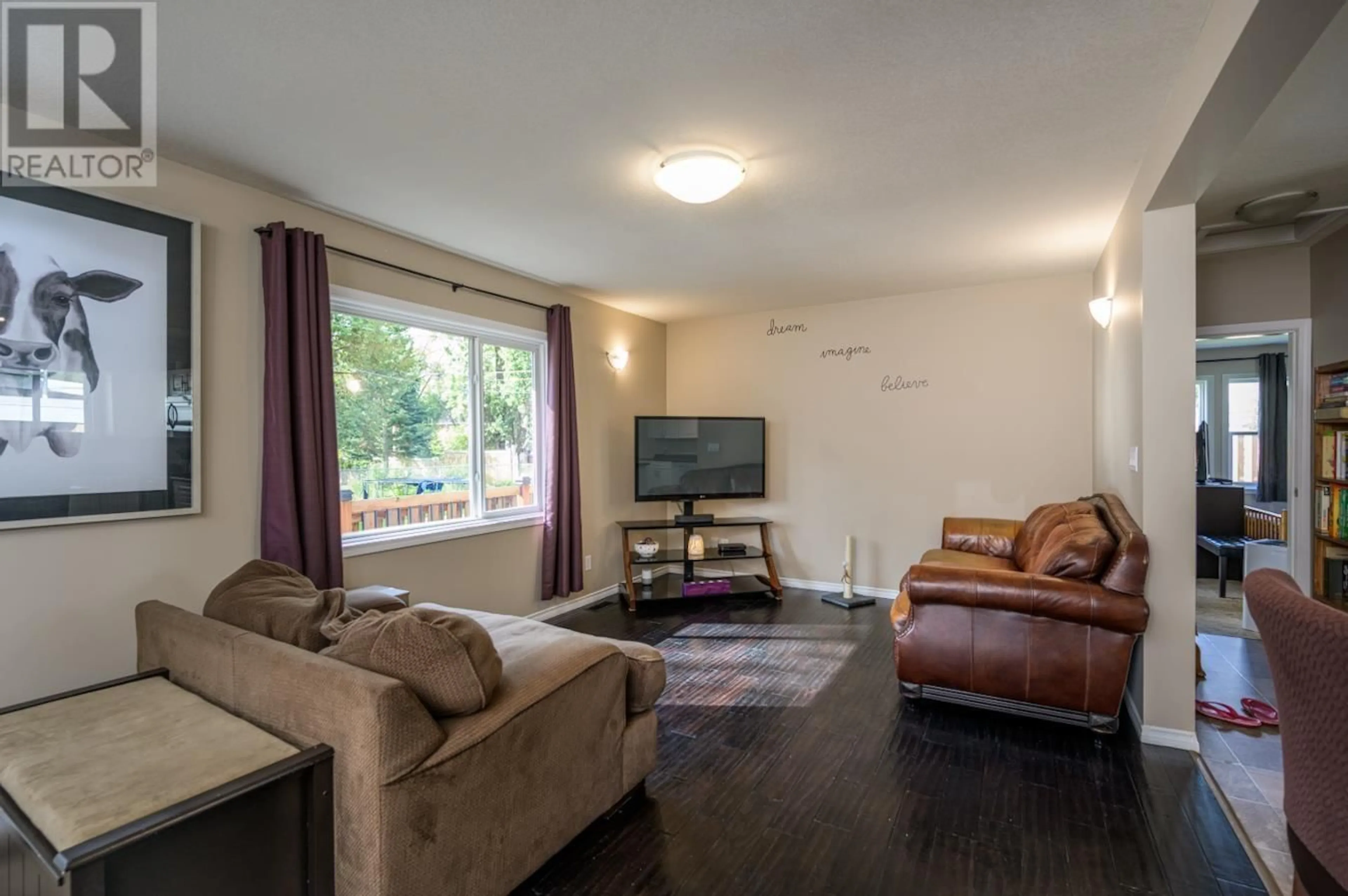 Living room, wood floors for 1869 KENWOOD STREET, Prince George British Columbia V2L1S4