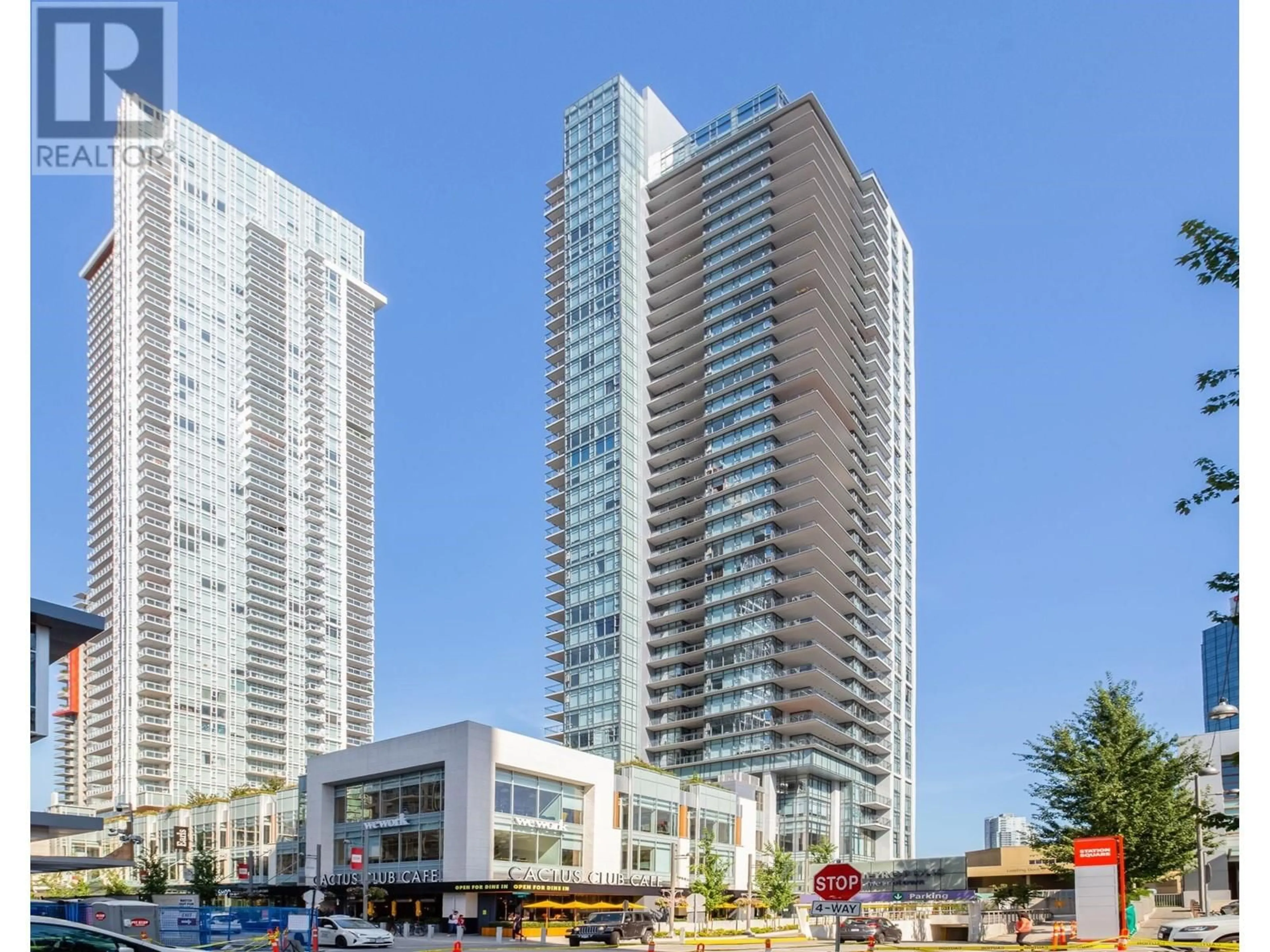 A pic from exterior of the house or condo, the front or back of building for 607 6098 STATION STREET, Burnaby British Columbia V5H0H4