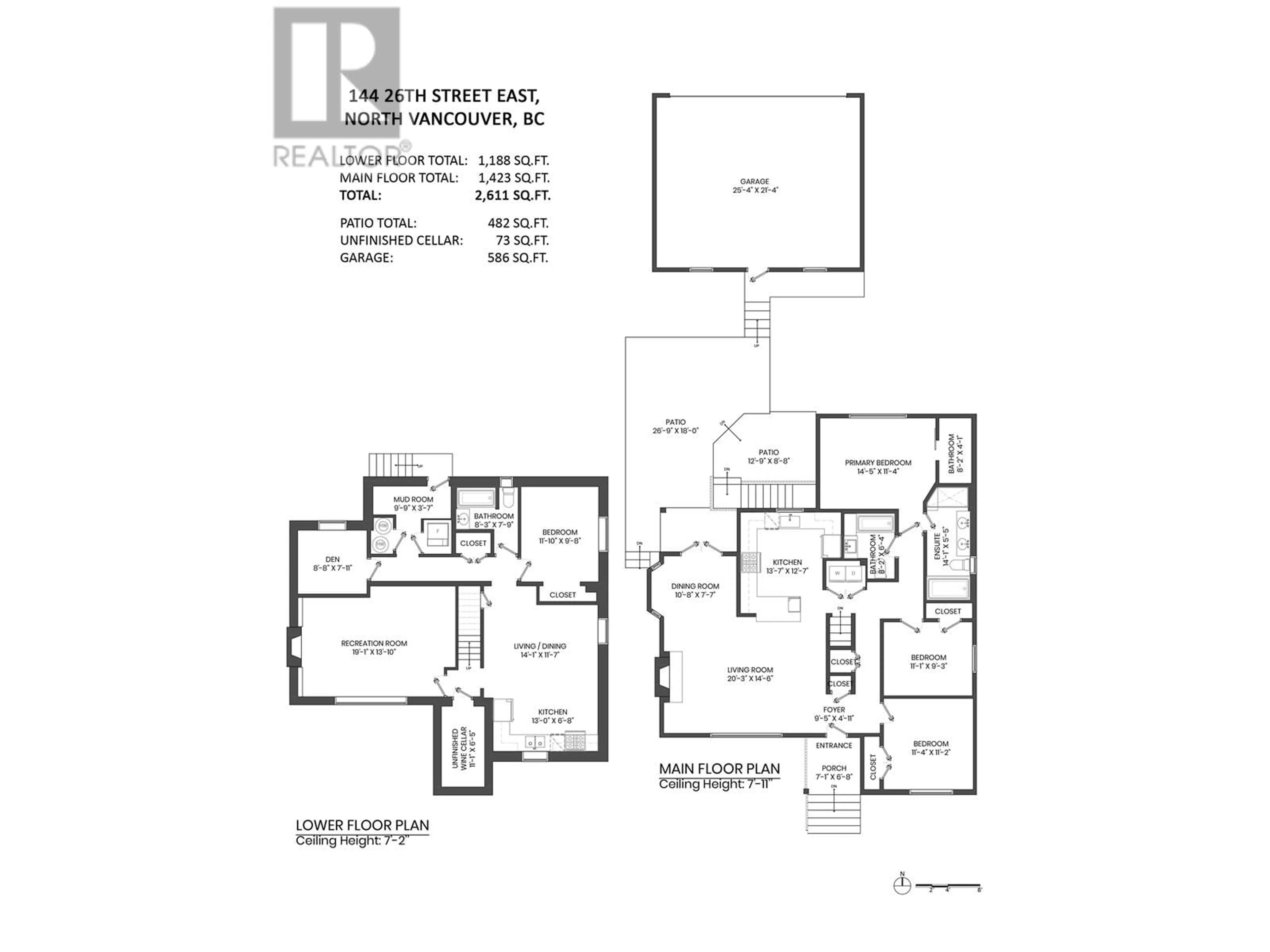 Floor plan for 144 E 26TH STREET, North Vancouver British Columbia V7N1A5