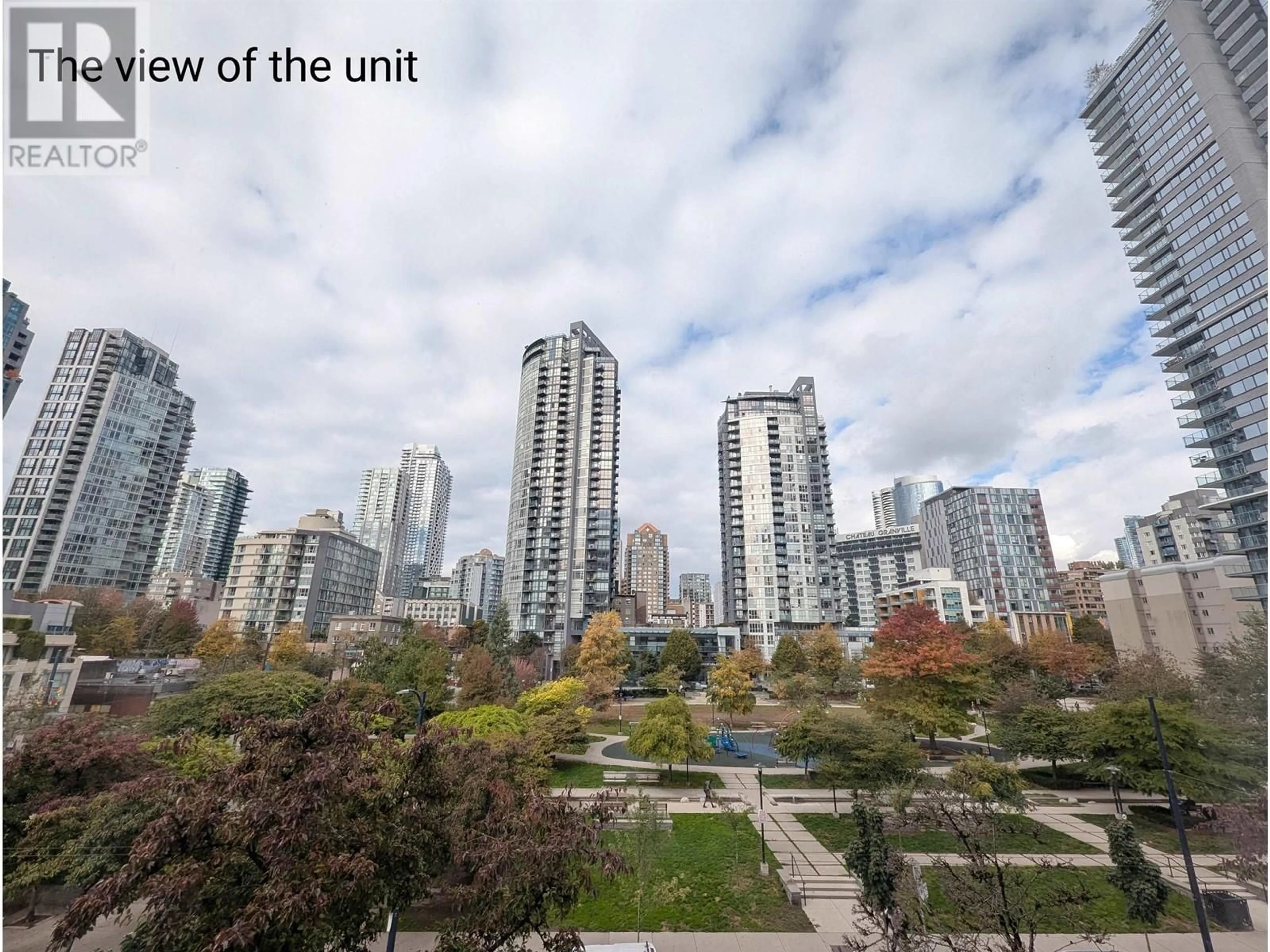 A pic from exterior of the house or condo, the view of city buildings for 309 1188 RICHARDS STREET, Vancouver British Columbia V6B3E6