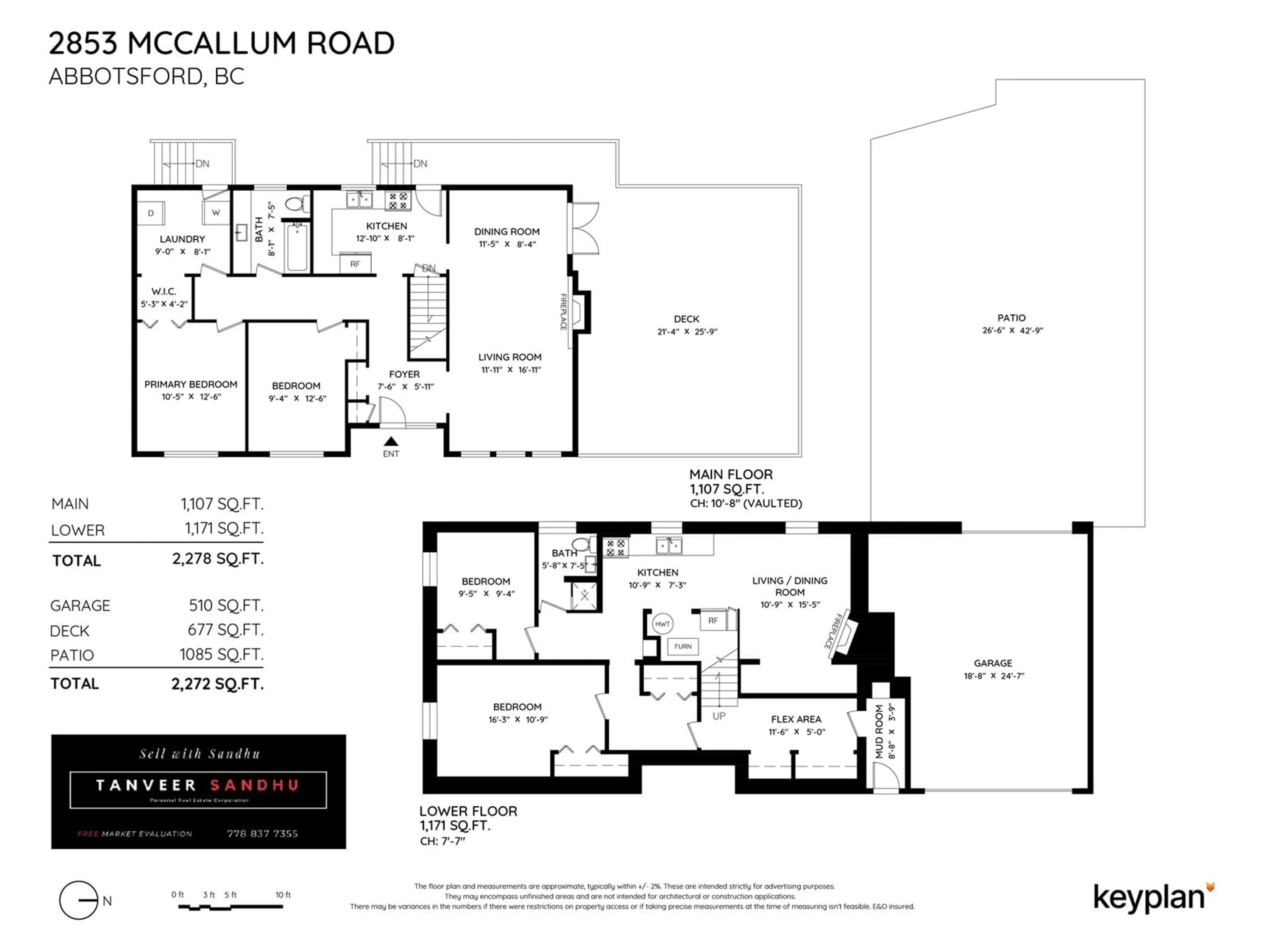 Floor plan for 2853 MCCALLUM ROAD, Abbotsford British Columbia V2S3R4