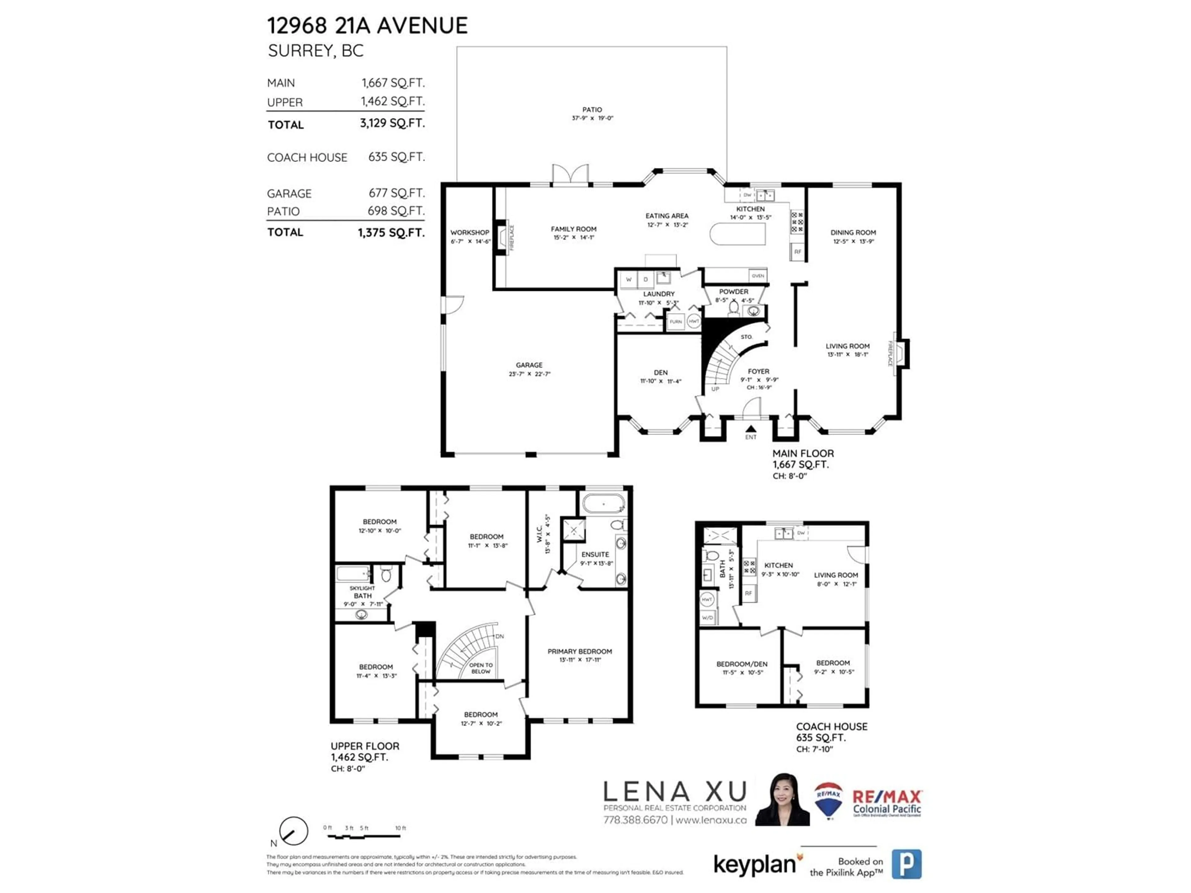 Floor plan for 12968 21A AVENUE, Surrey British Columbia V4A8H5