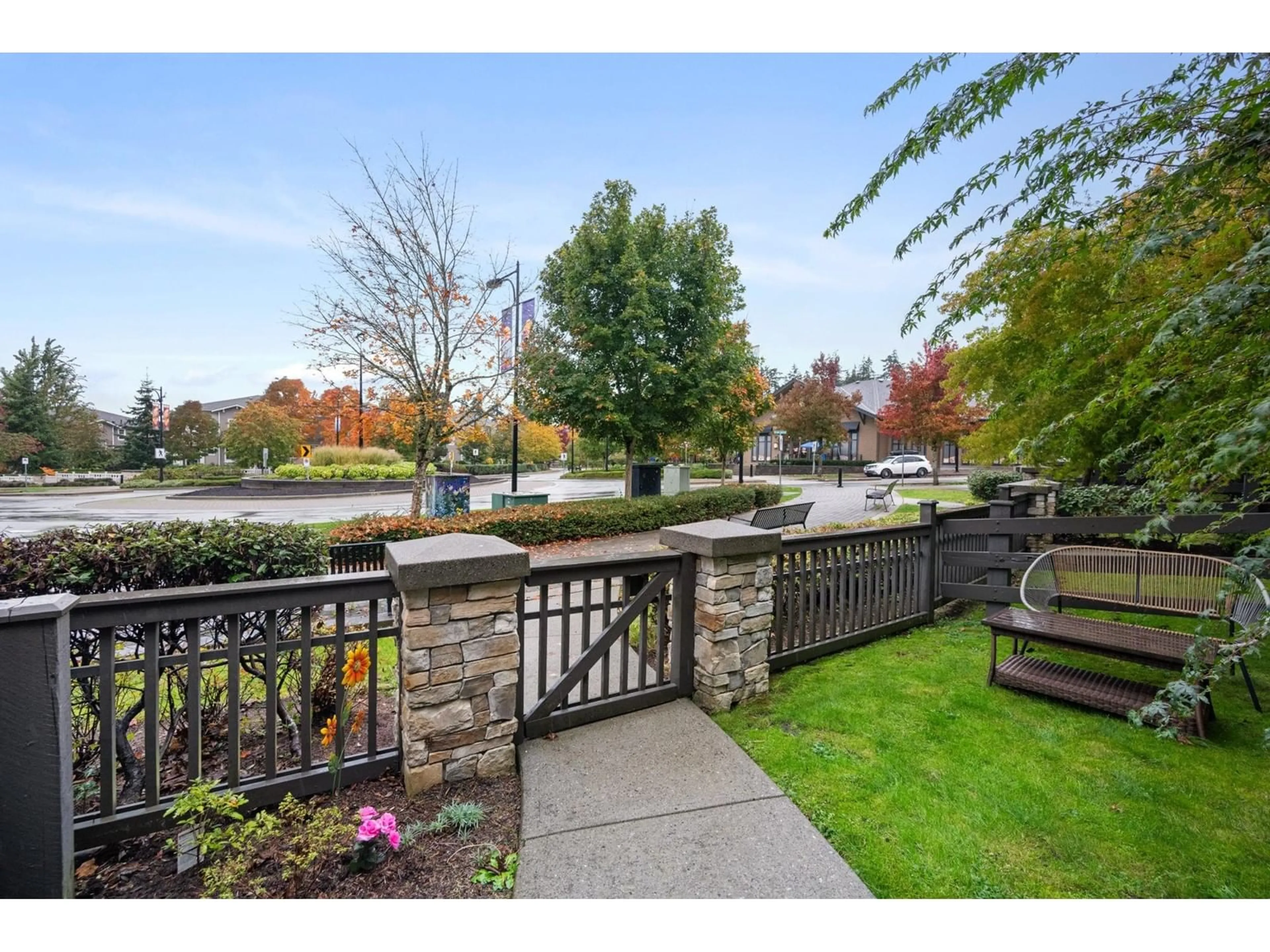 Patio, the fenced backyard for 2 10605 DELSOM CRESCENT, Delta British Columbia V4C0A4