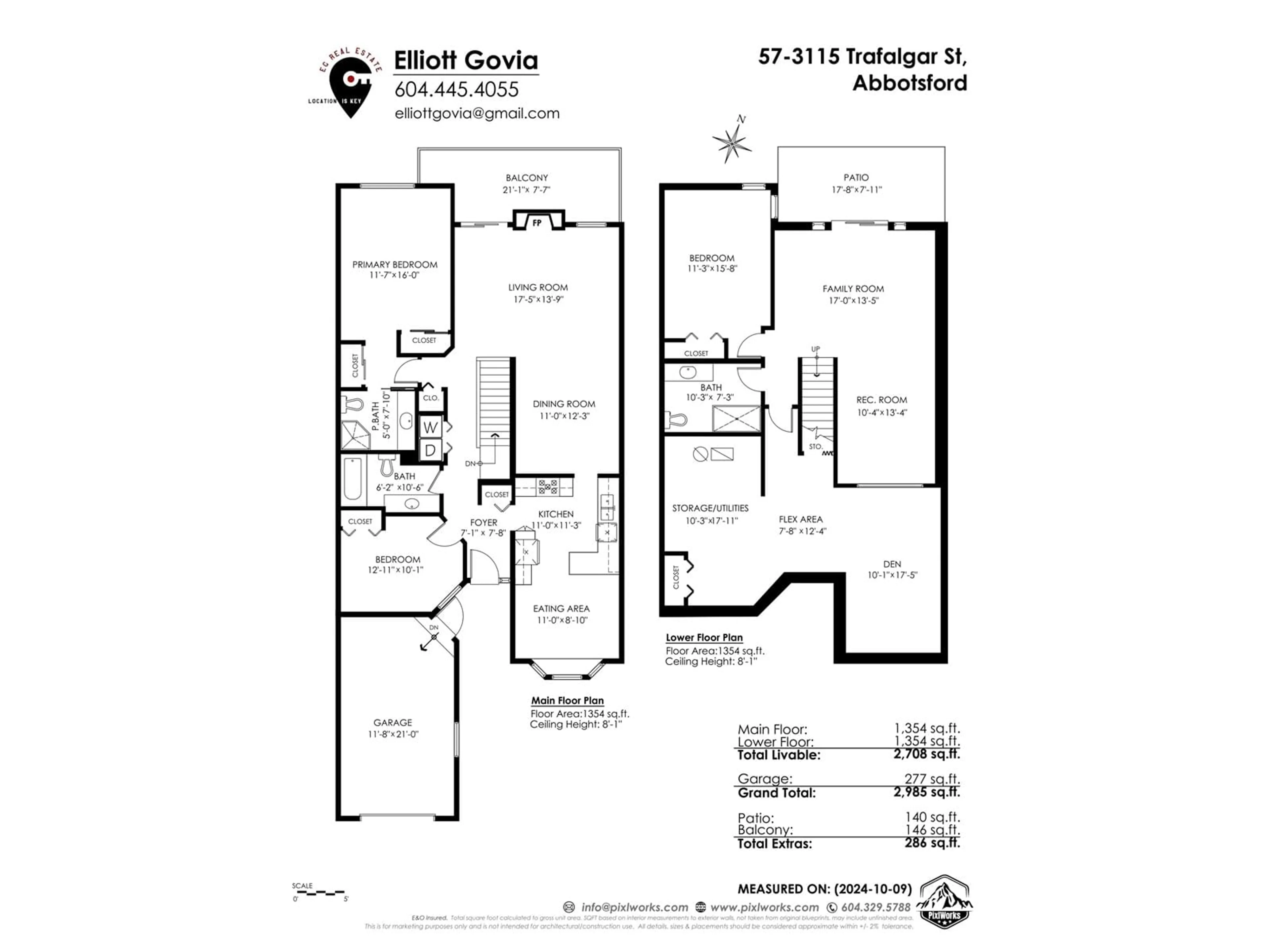 Floor plan for 57 3115 TRAFALGAR STREET, Abbotsford British Columbia V2S8C5