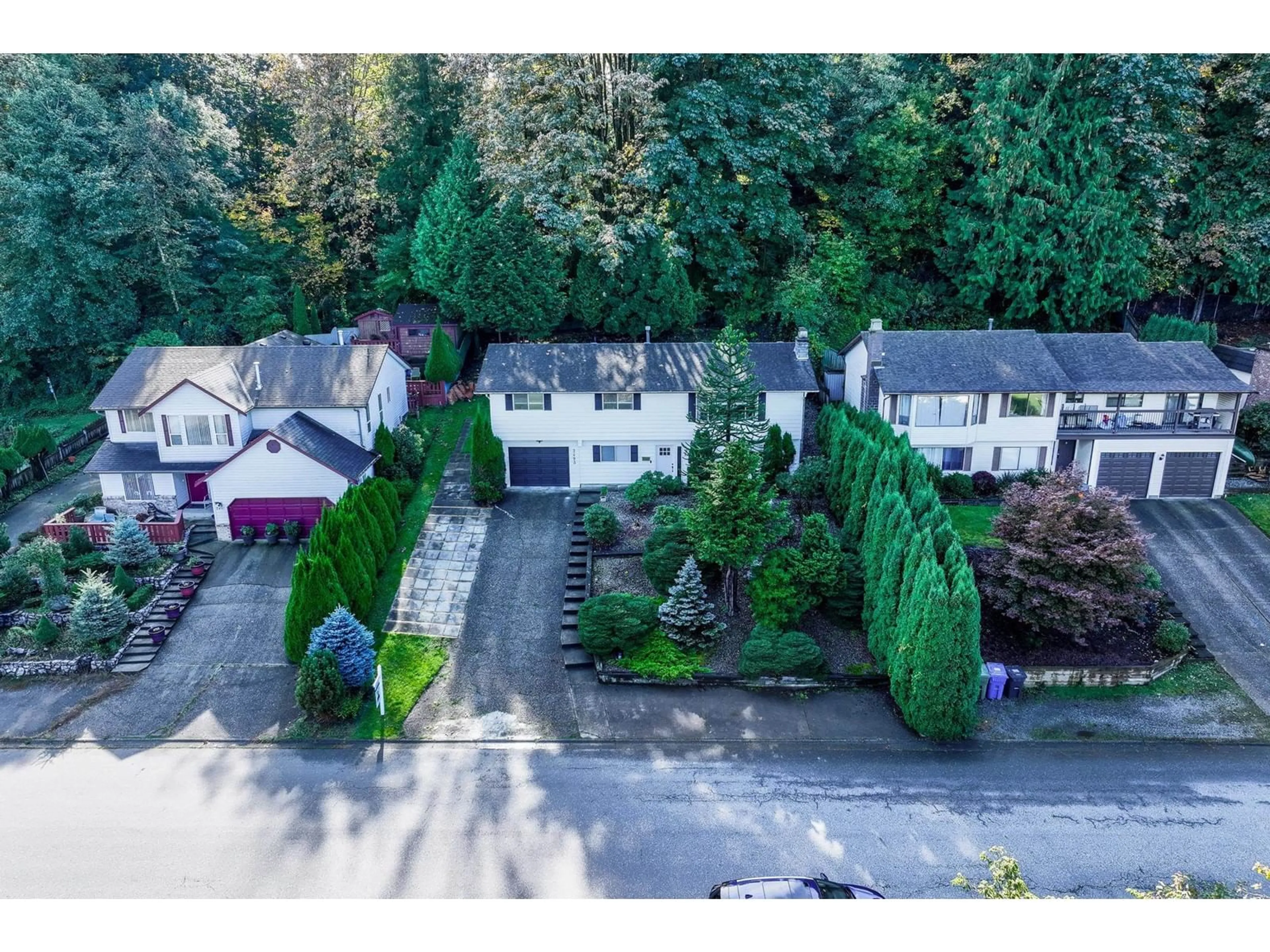 Frontside or backside of a home, the street view for 2493 CAMERON CRESCENT, Abbotsford British Columbia V3G2A9