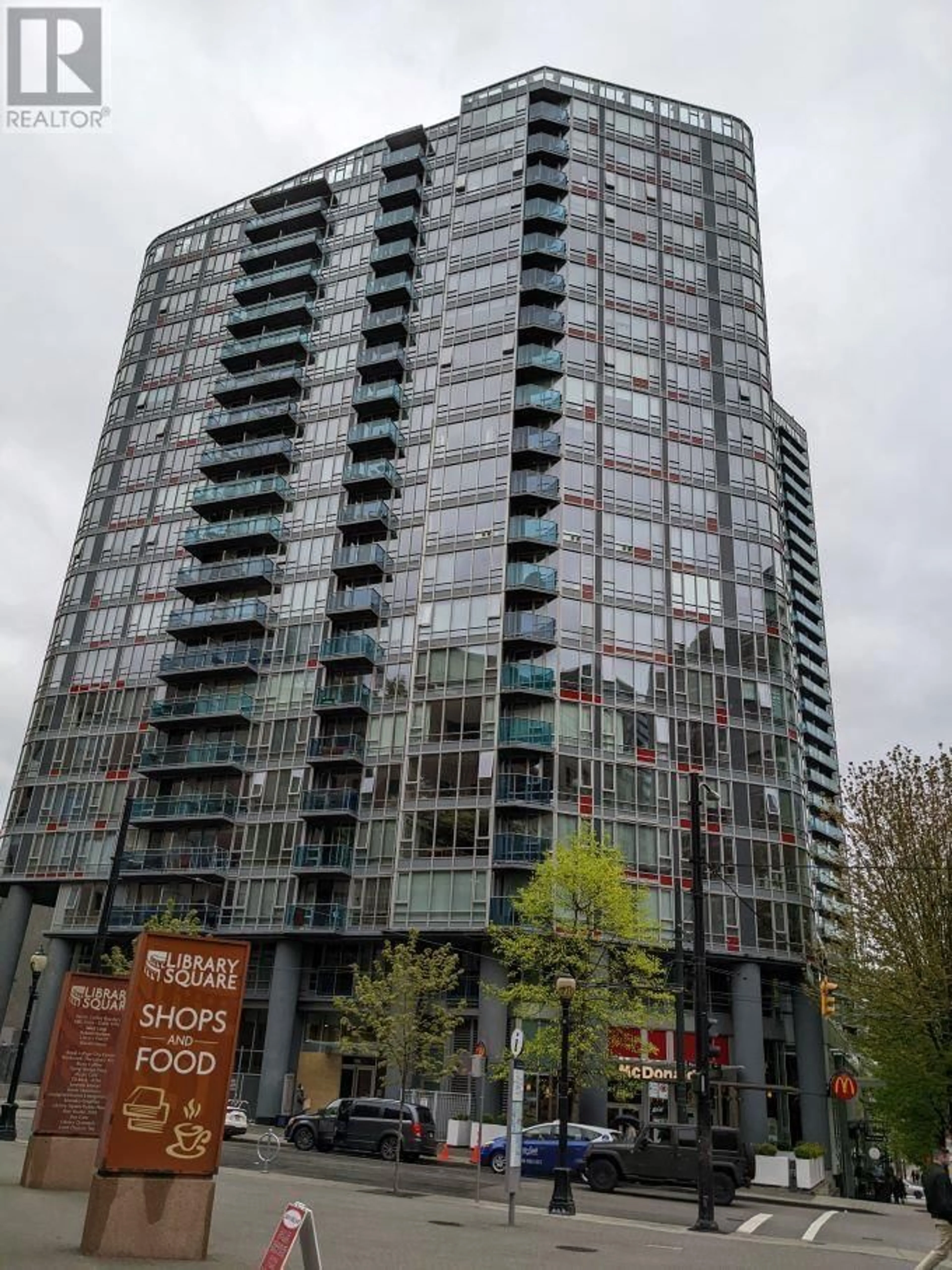 A pic from exterior of the house or condo, the front or back of building for 1811 788 HAMILTON STREET, Vancouver British Columbia V6B0E9