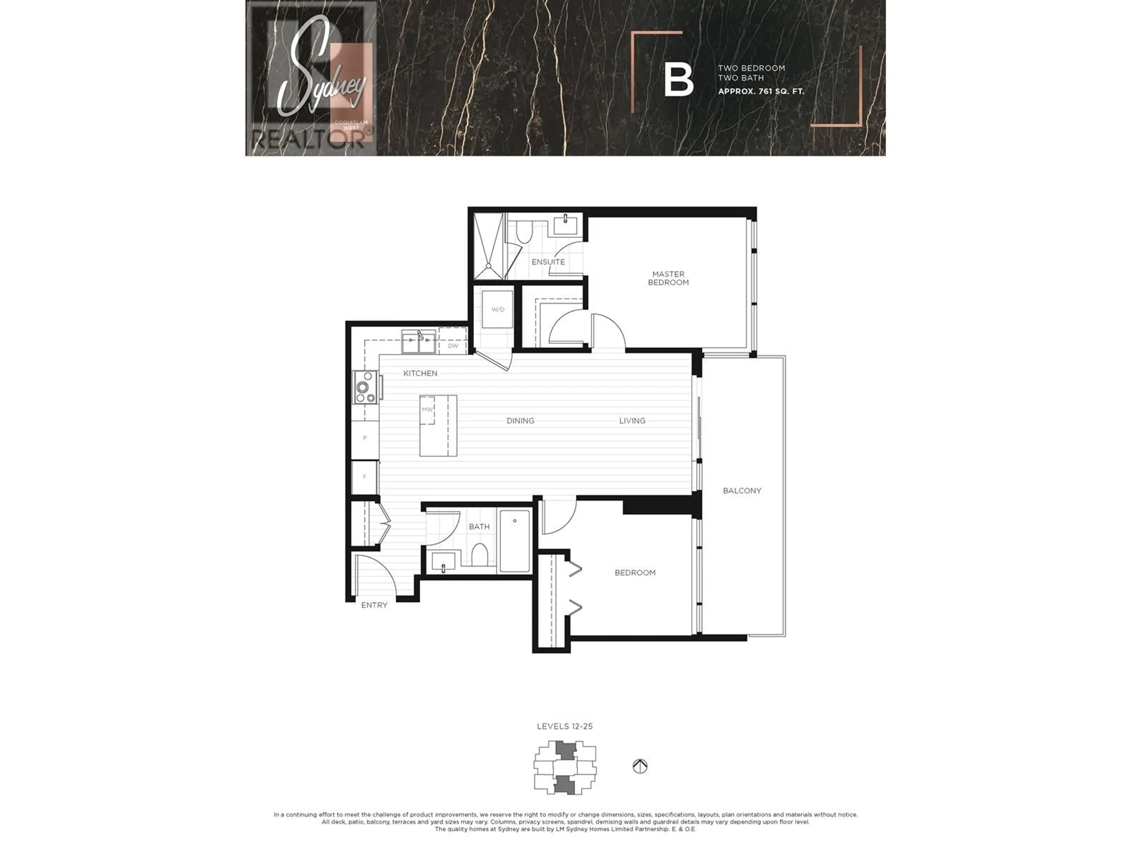 Floor plan for 2201 555 SYDNEY AVENUE, Coquitlam British Columbia V3K0G5