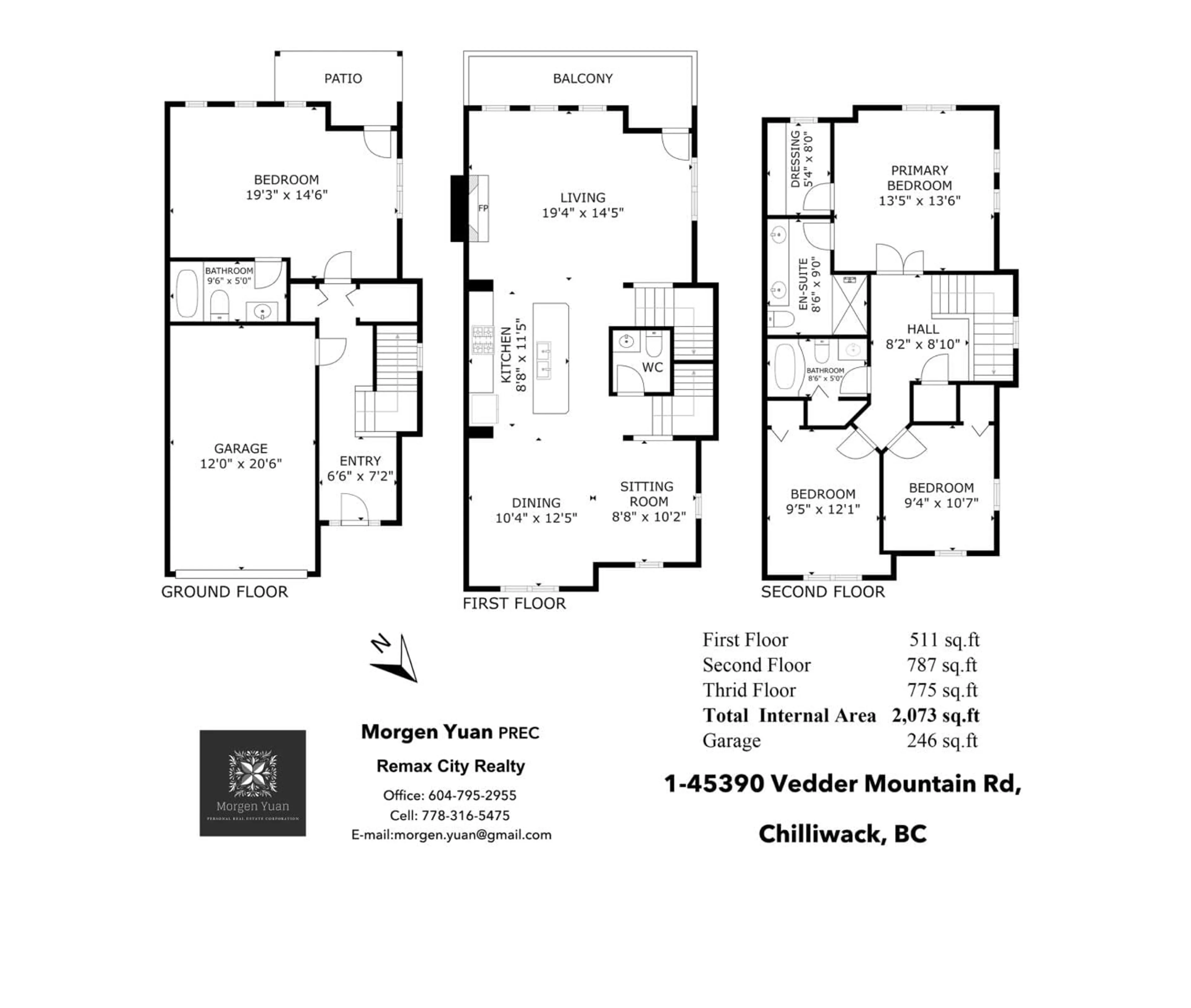 Floor plan for 1 - 45390 VEDDER MOUNTAIN ROAD, Chilliwack British Columbia V2R0P6