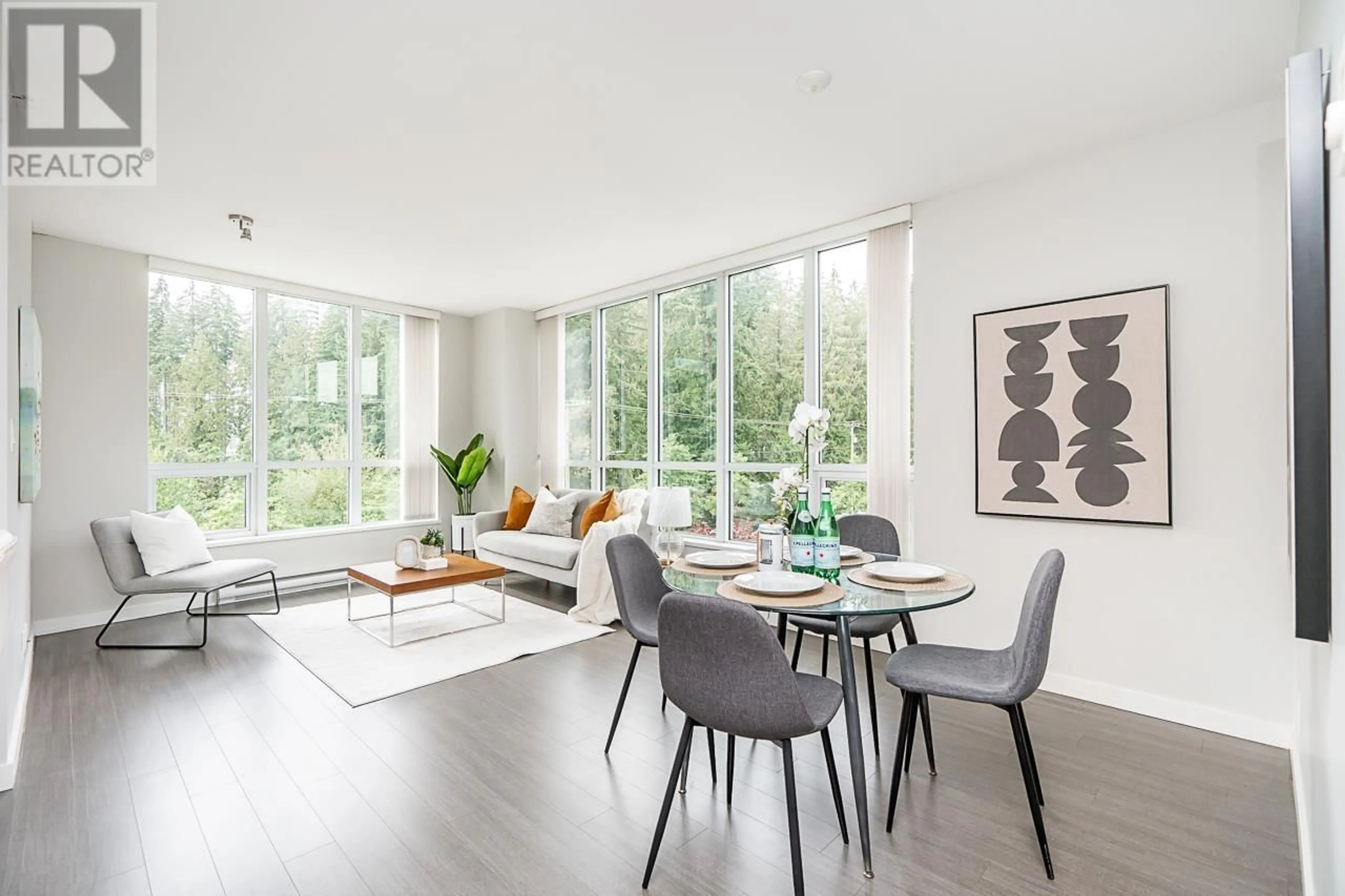 Dining room, wood floors for 308 3093 WINDSOR GATE, Coquitlam British Columbia V3B0N2