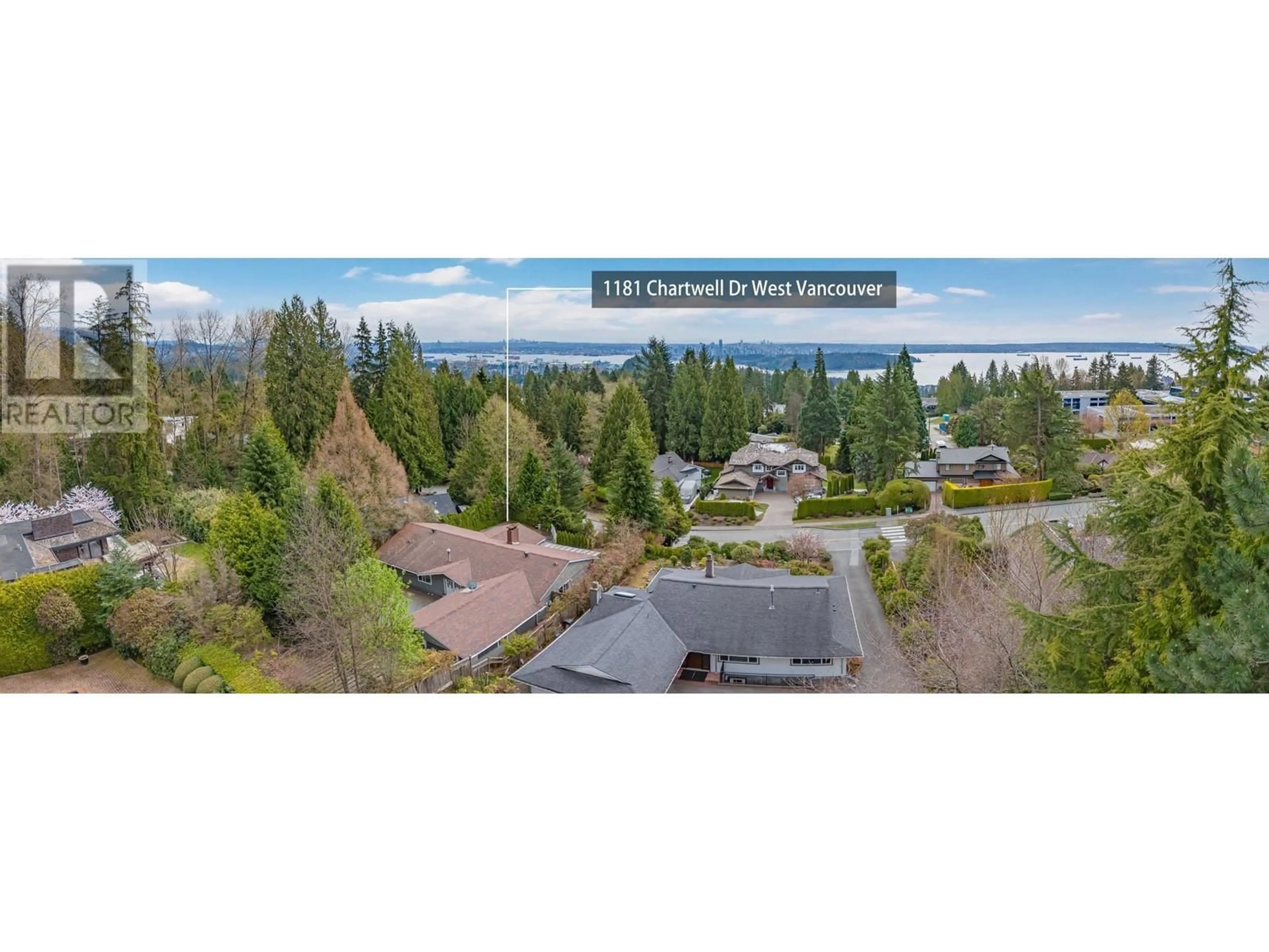 Frontside or backside of a home, the street view for 1181 CHARTWELL DRIVE, West Vancouver British Columbia V7S2R1