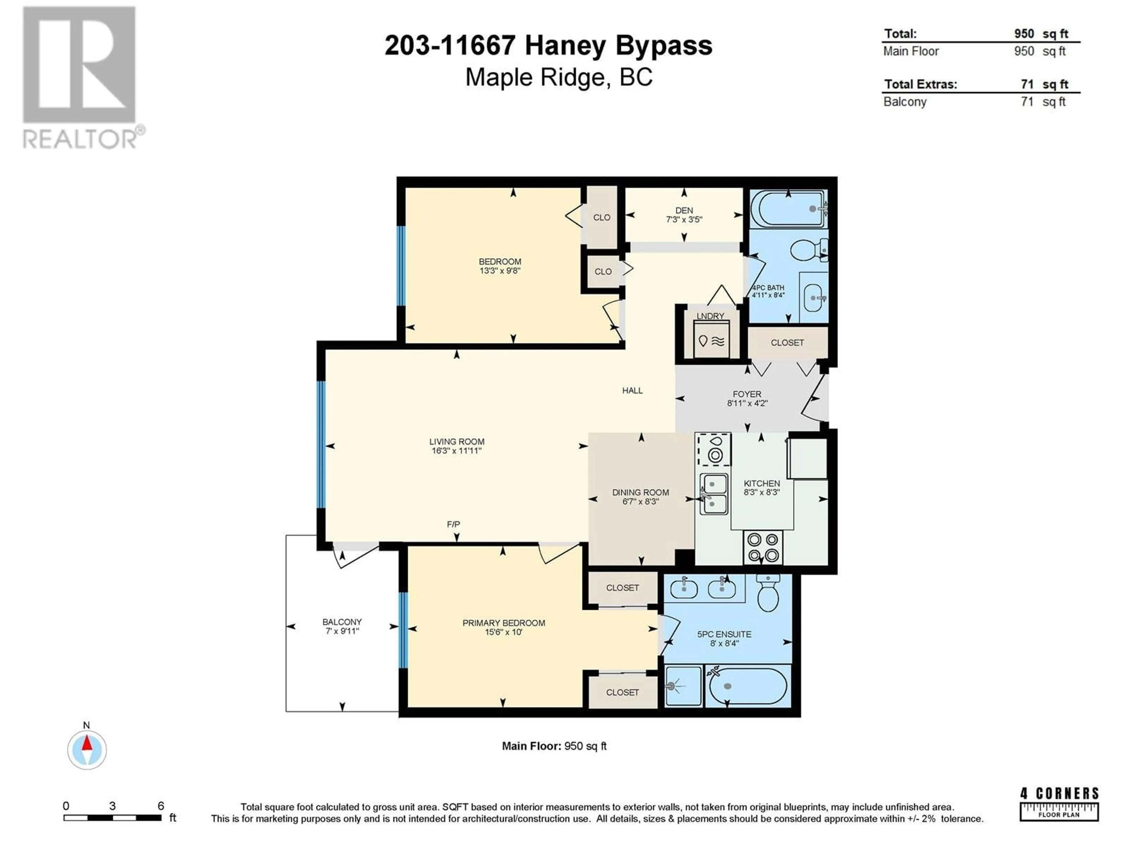 Floor plan for 203 11667 HANEY BYPASS, Maple Ridge British Columbia V2X8W9