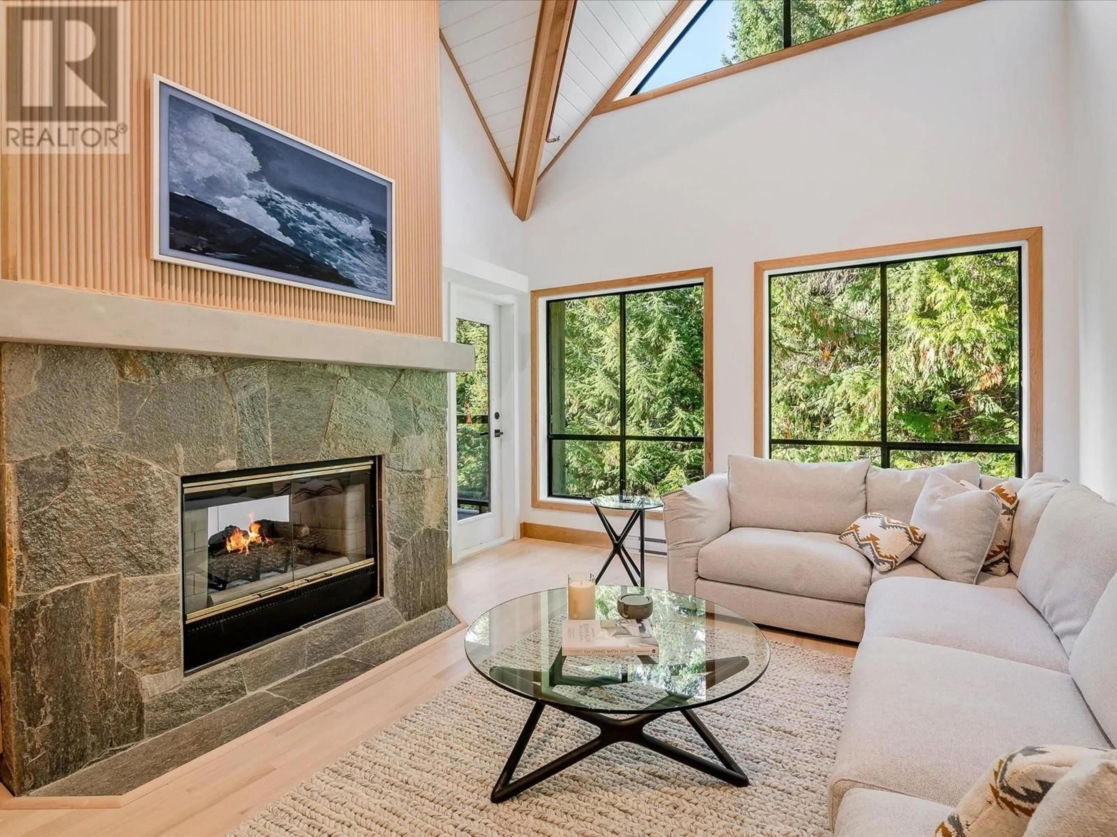 Living room, wood floors for 310 4821 SPEARHEAD DRIVE, Whistler British Columbia V8E1E8