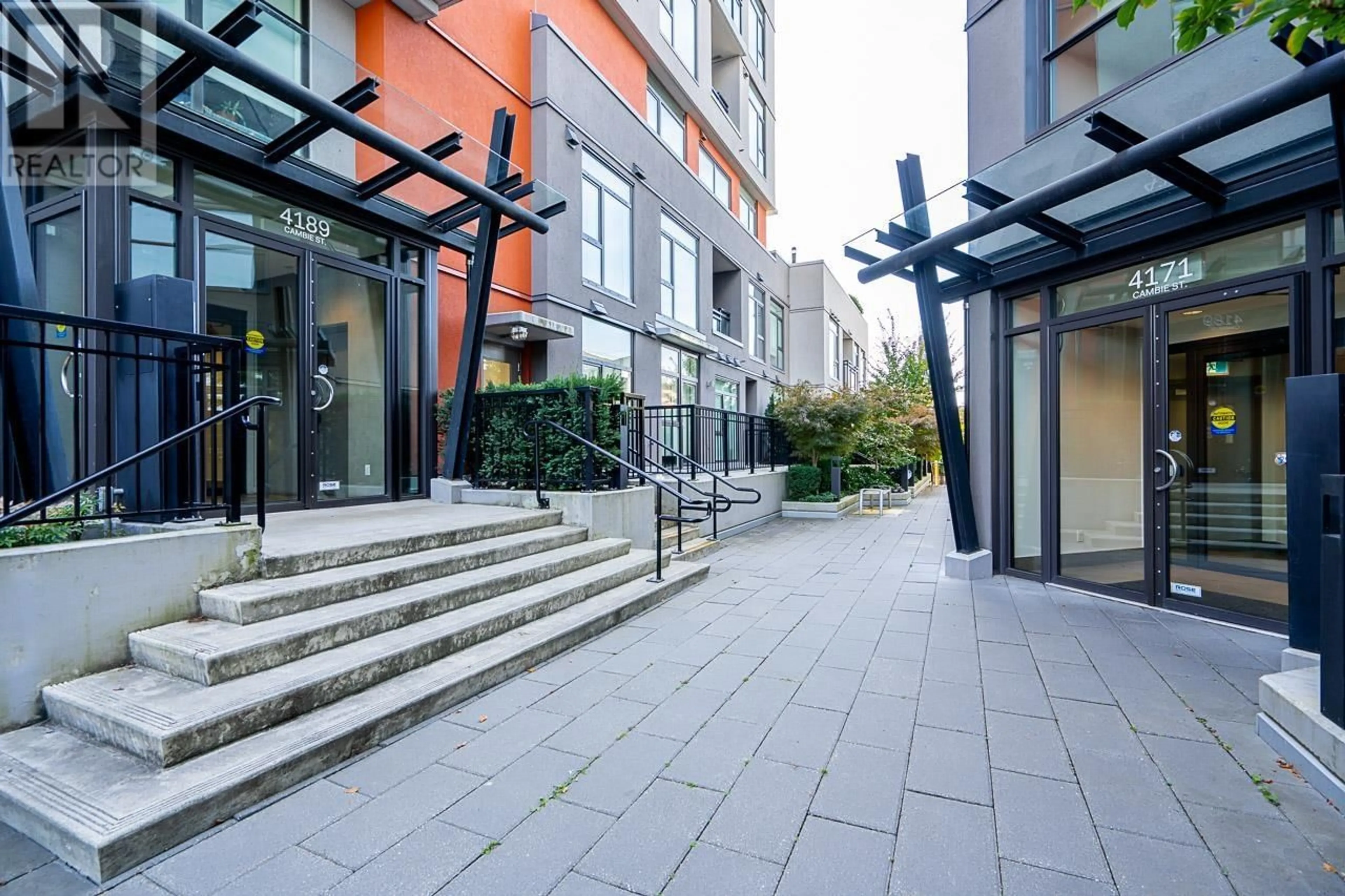 Patio, the front or back of building for 405 4189 CAMBIE STREET, Vancouver British Columbia V5Z2Y2