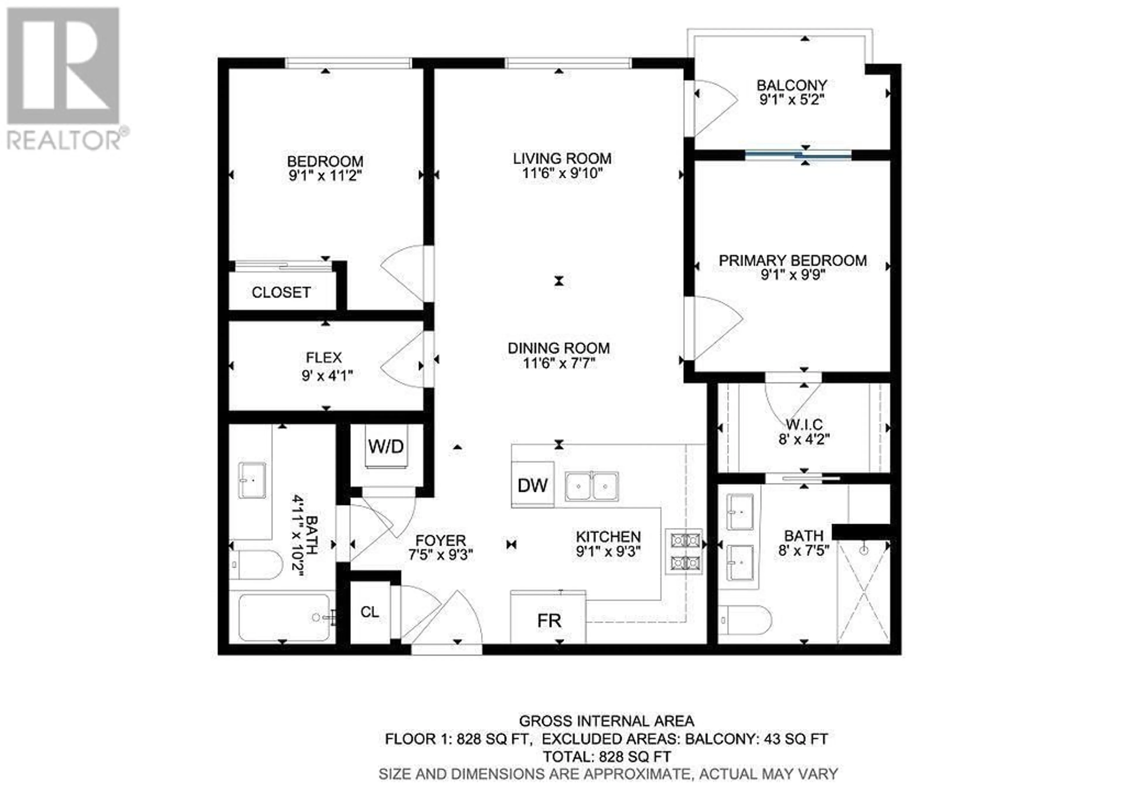 Floor plan for 313 8508 RIVERGRASS DRIVE, Vancouver British Columbia V5S0H7