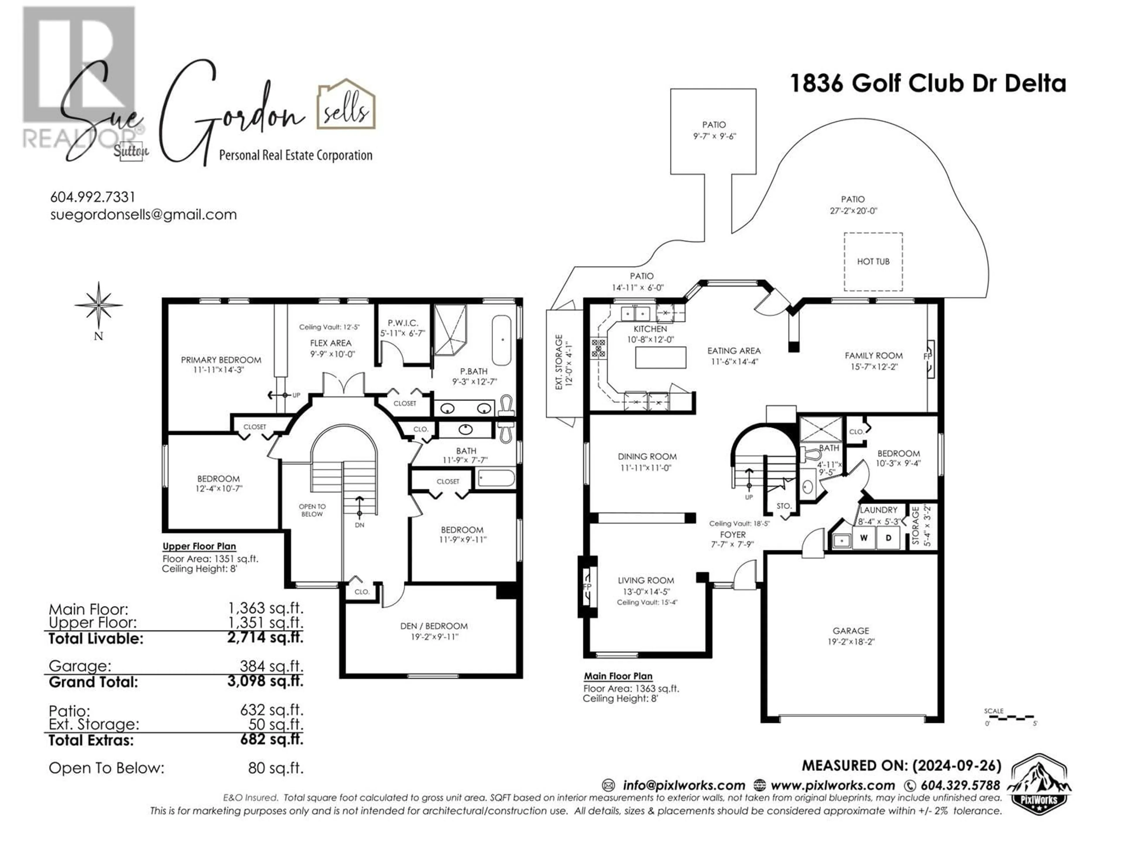 Floor plan for 1836 GOLF CLUB DRIVE, Delta British Columbia V4M4E3