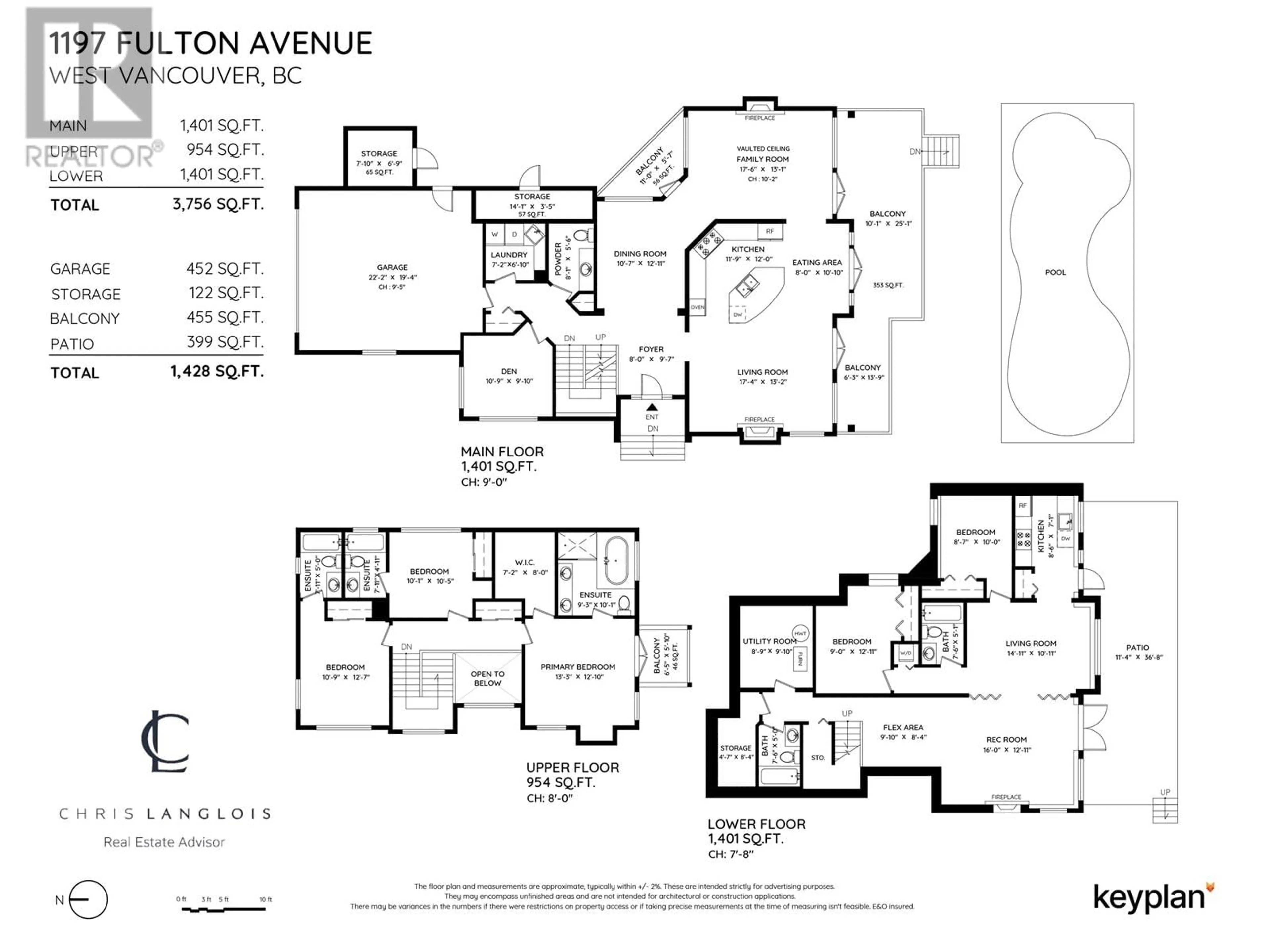 Floor plan for 1197 FULTON AVENUE, West Vancouver British Columbia V7T1N4