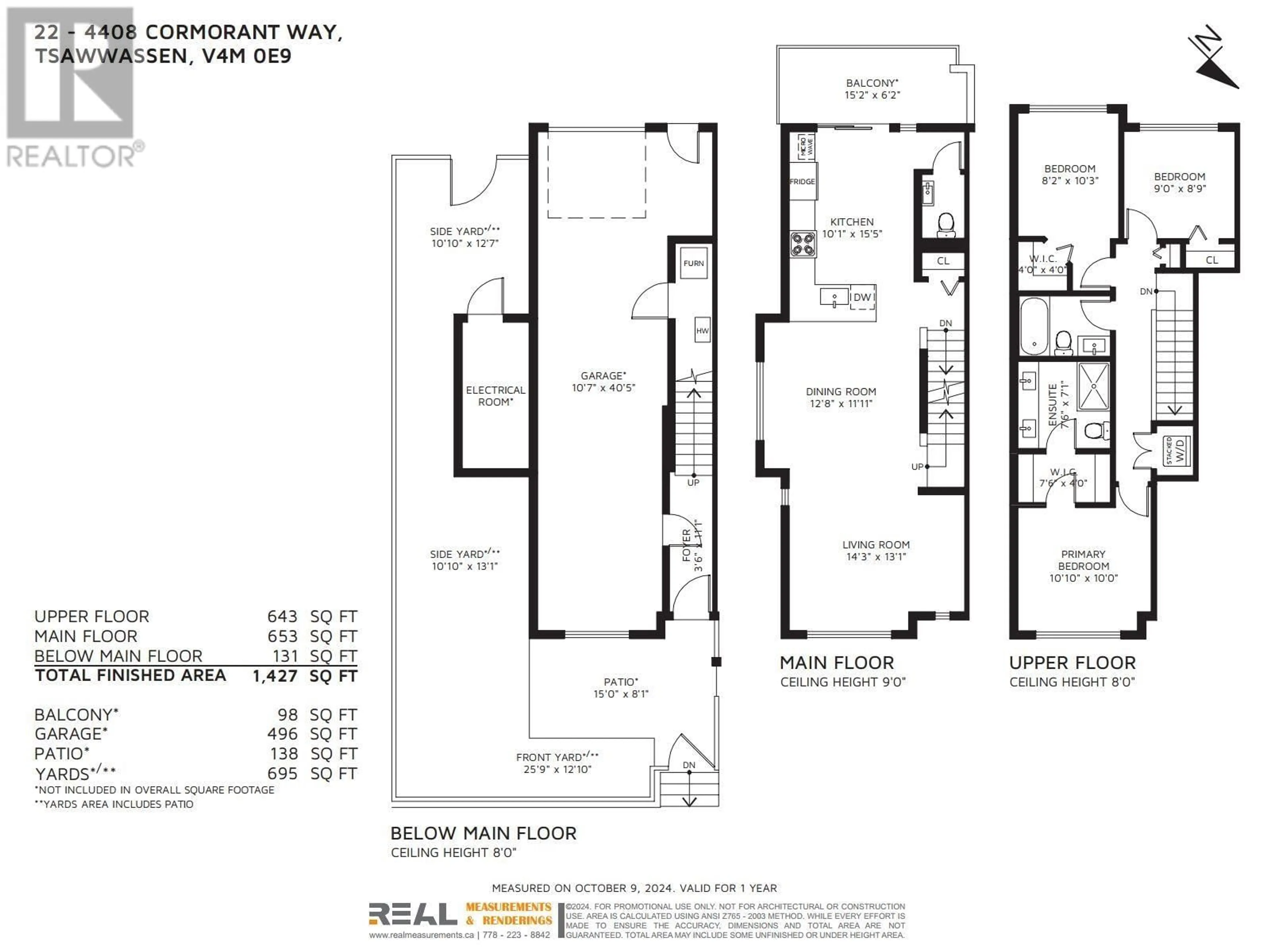 Floor plan for 22 4408 CORMORANT WAY, Tsawwassen British Columbia V4M0E9