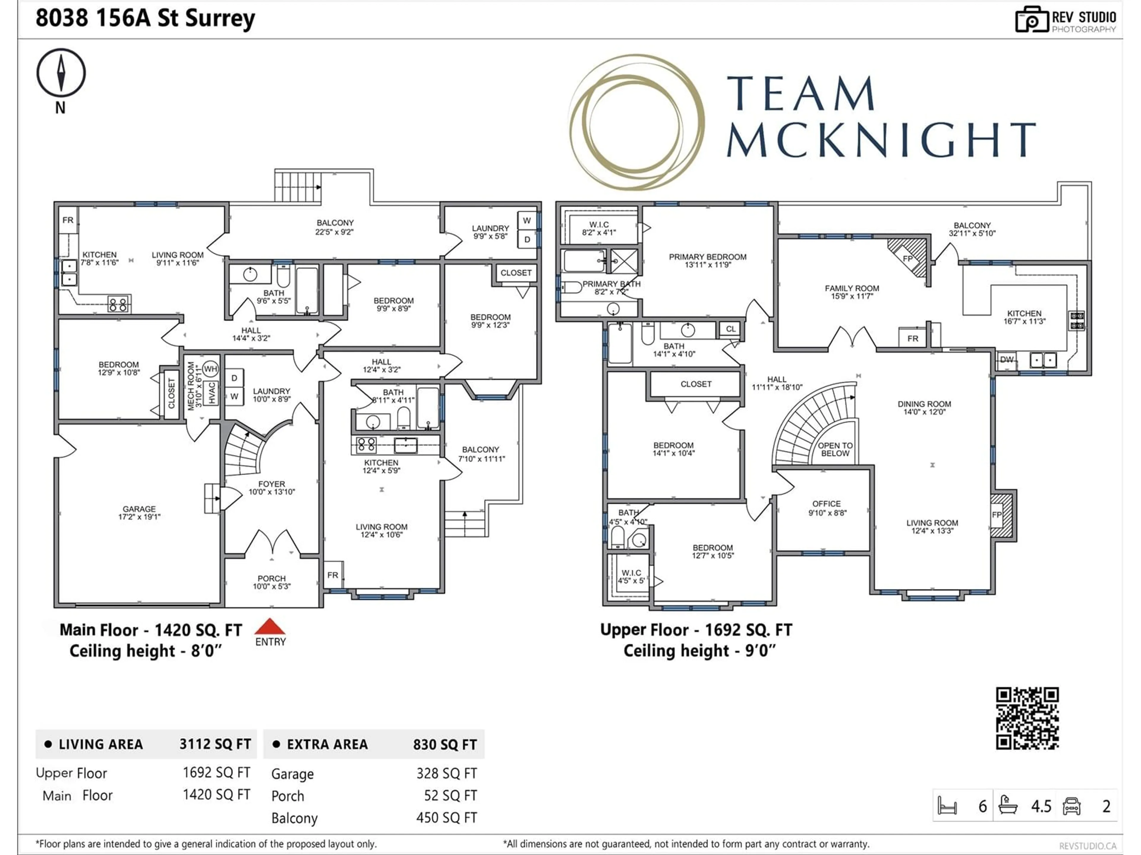 Floor plan for 8038 156A STREET, Surrey British Columbia V4N0X6