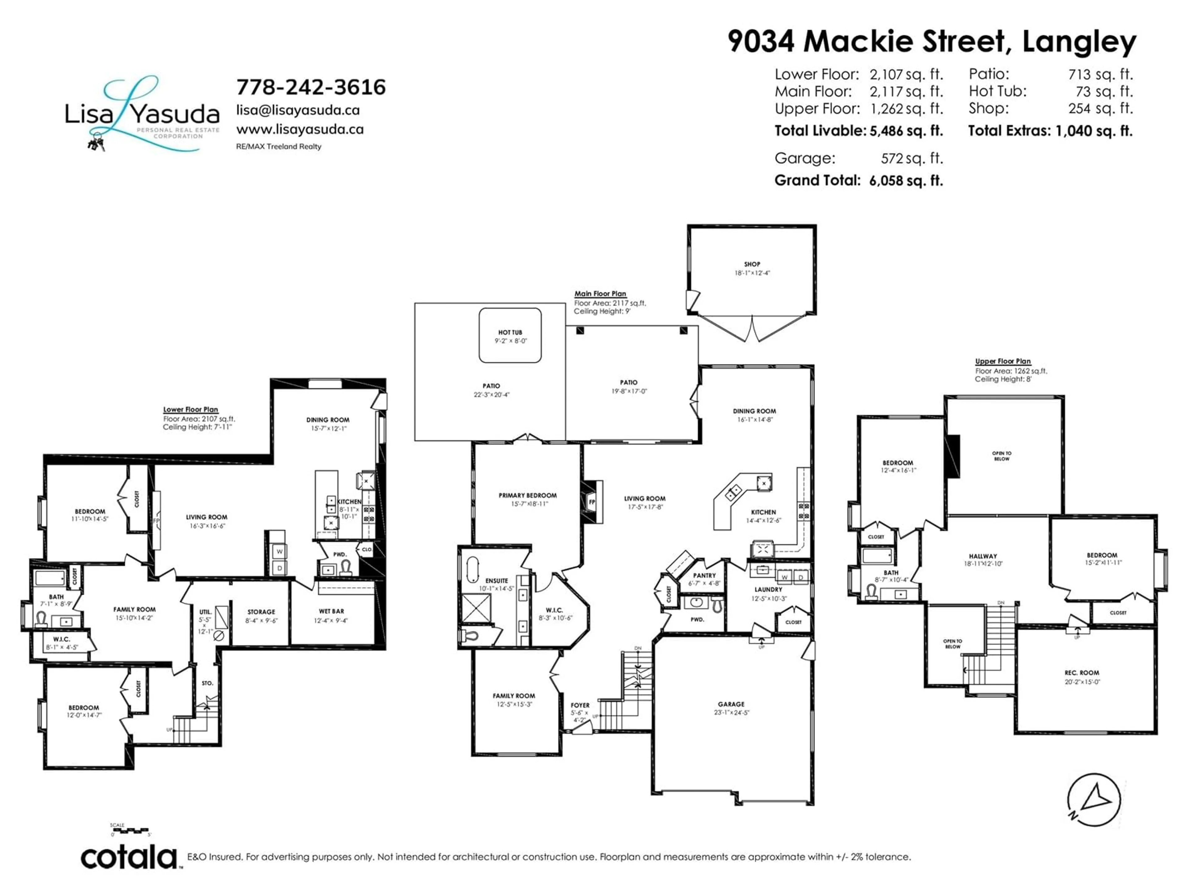 Floor plan for 9034 MACKIE STREET, Langley British Columbia V1M2R5