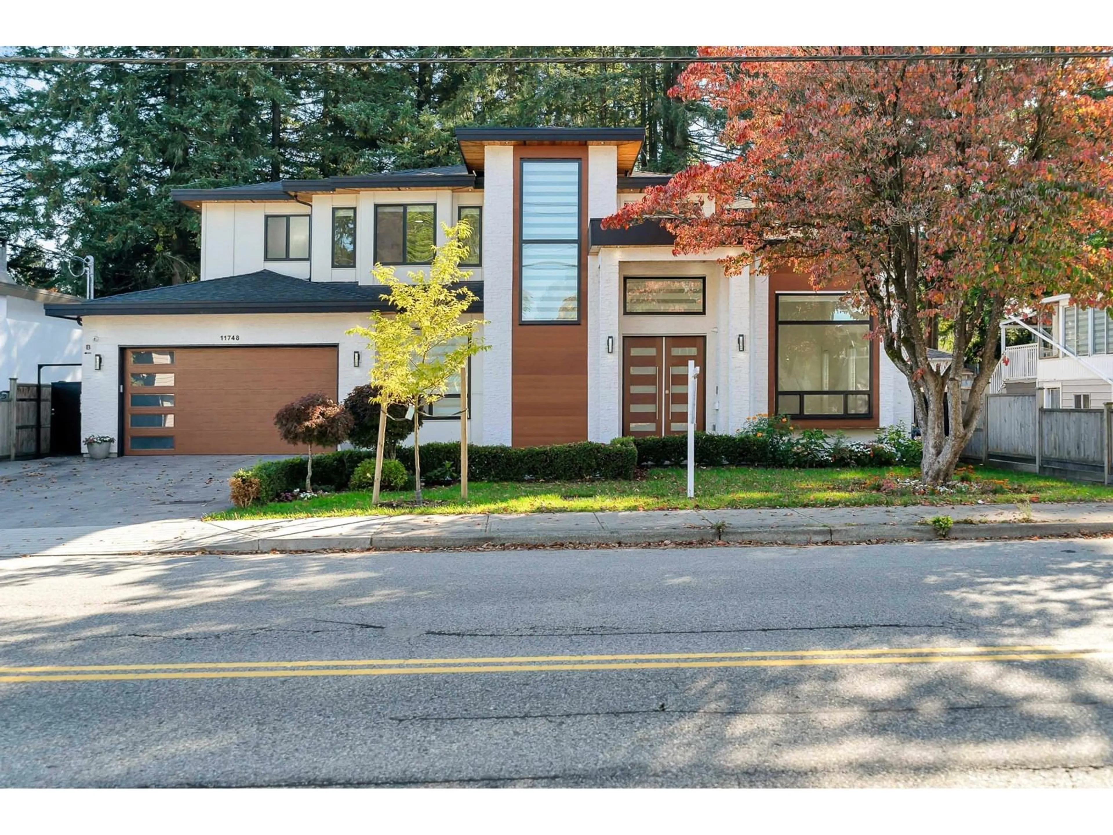 Frontside or backside of a home, the street view for 11748 82 AVENUE, Delta British Columbia V4C2C5