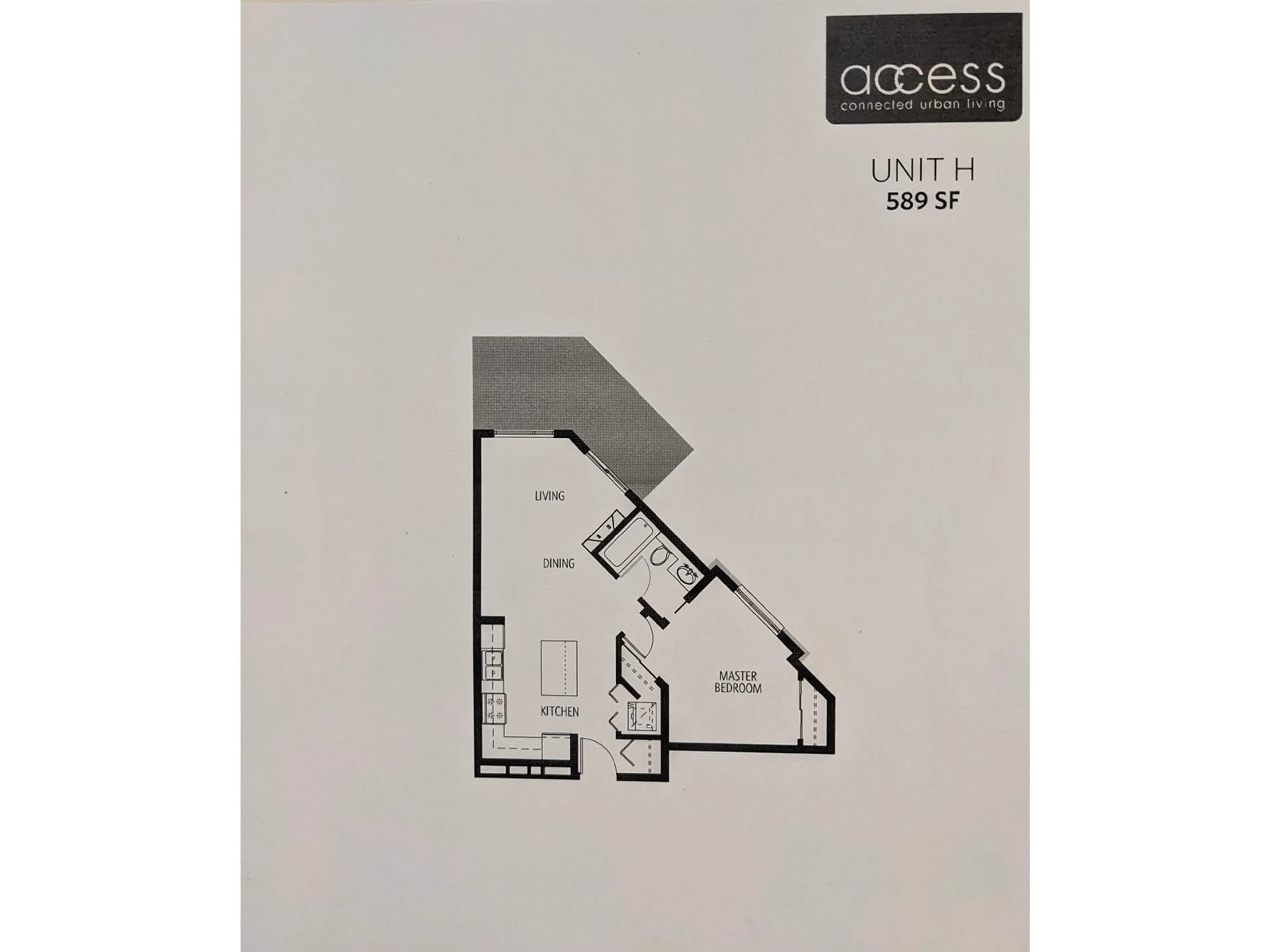 Floor plan for 403 10822 CITY PARKWAY, Surrey British Columbia V3T5X9