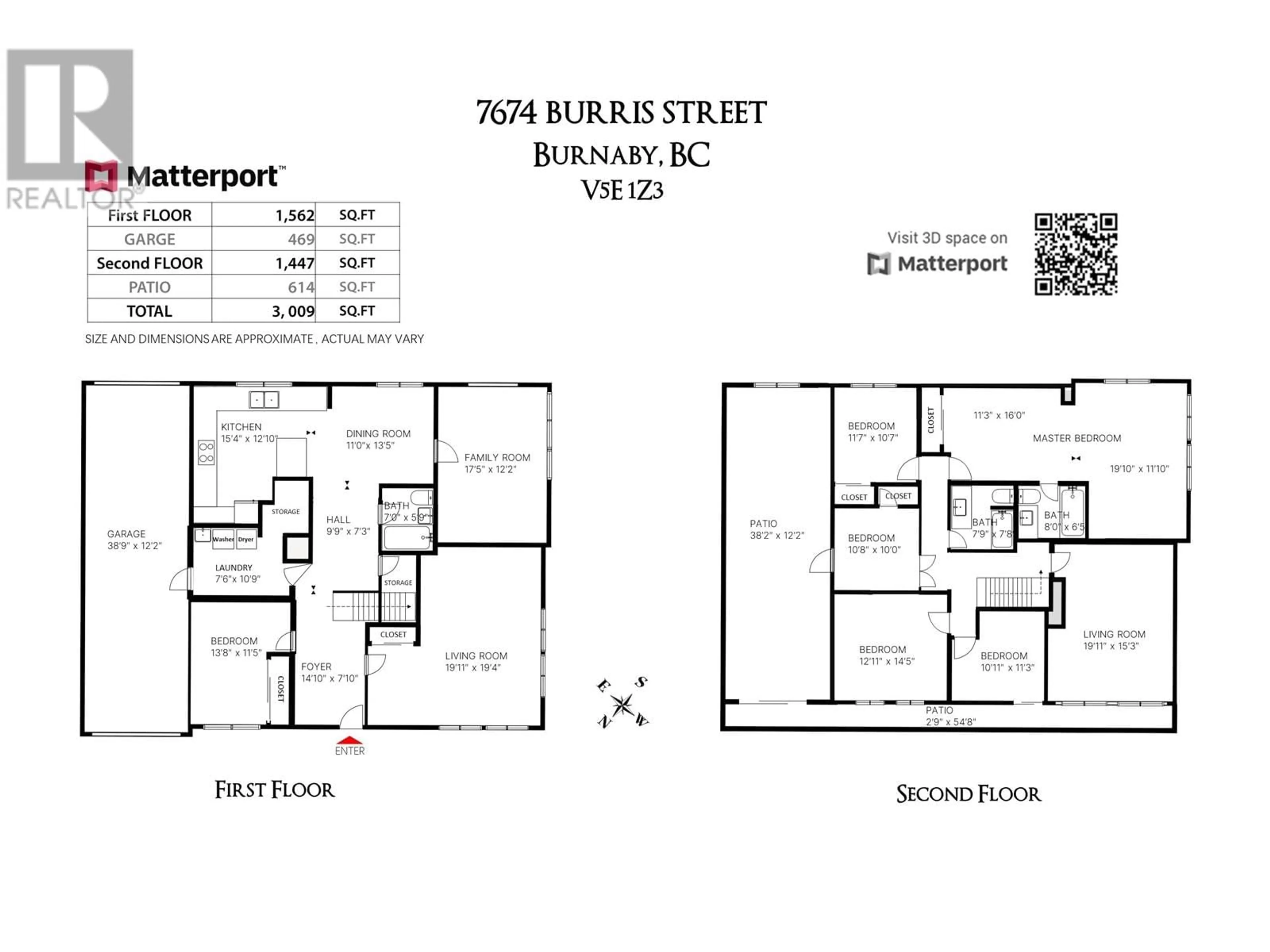 Floor plan for 7674 BURRIS STREET, Burnaby British Columbia V5E1Z3