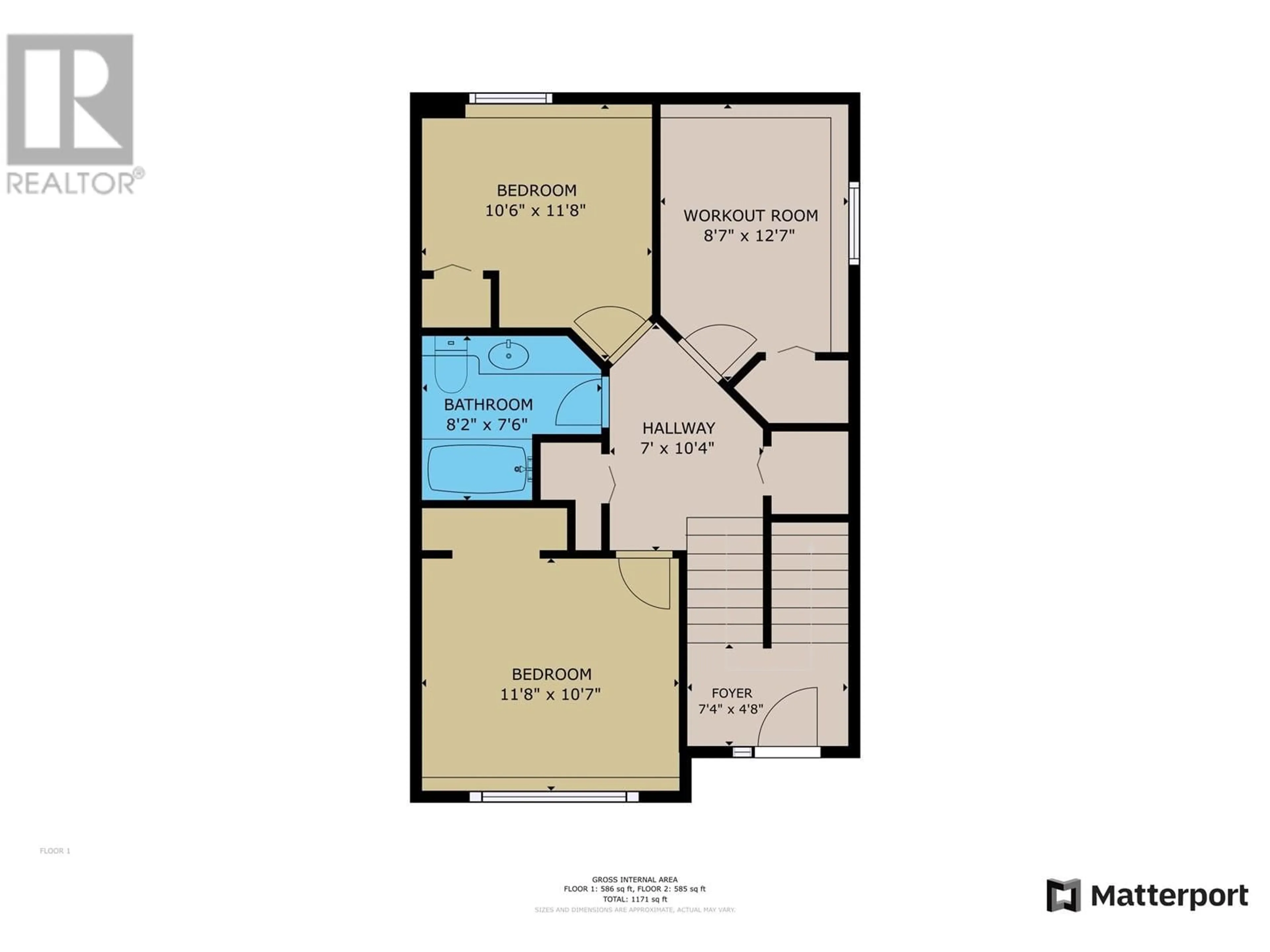 Floor plan for 10813 101 AVENUE, Fort St. John British Columbia V1J2C1