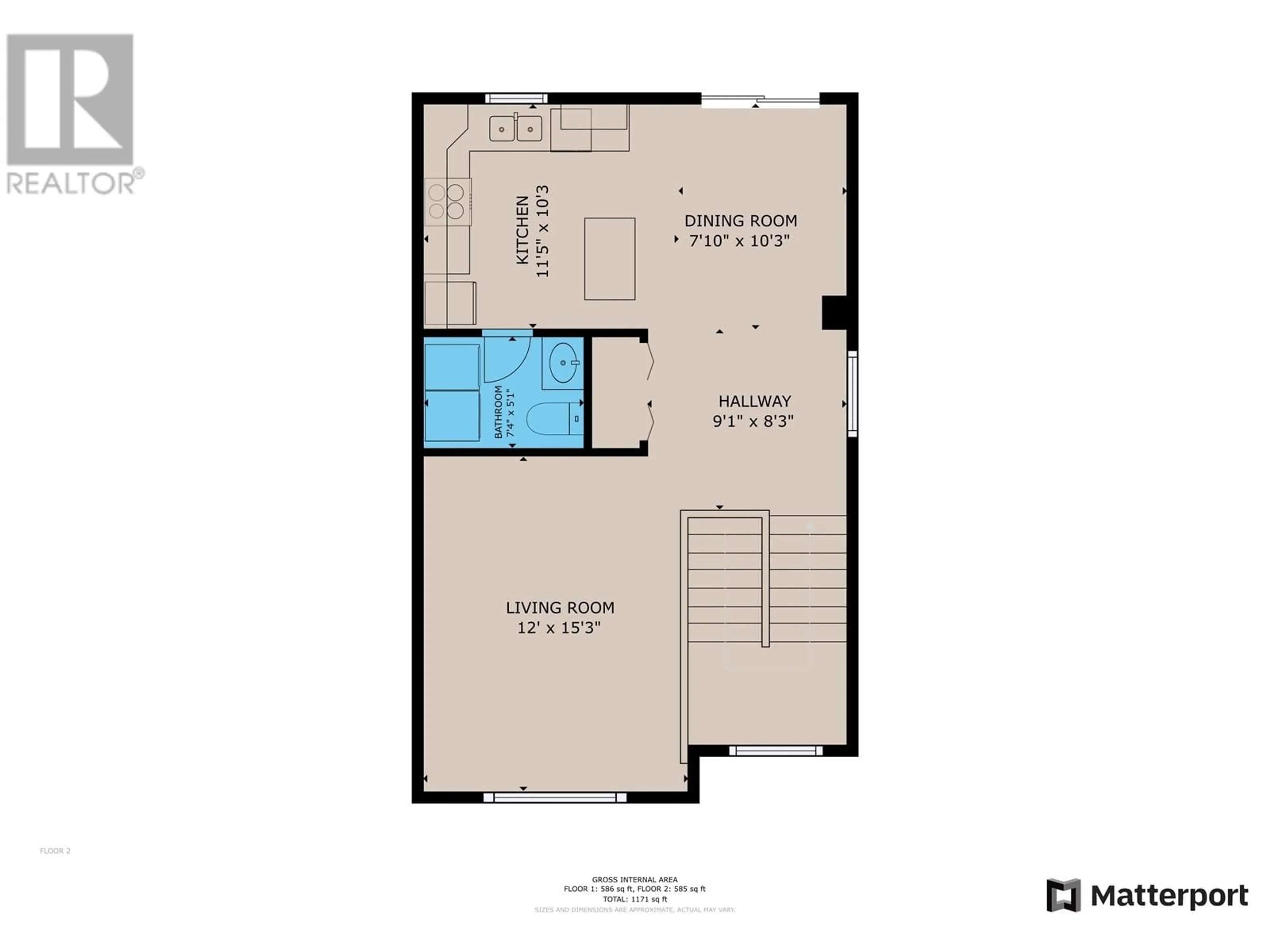 Floor plan for 10813 101 AVENUE, Fort St. John British Columbia V1J2C1