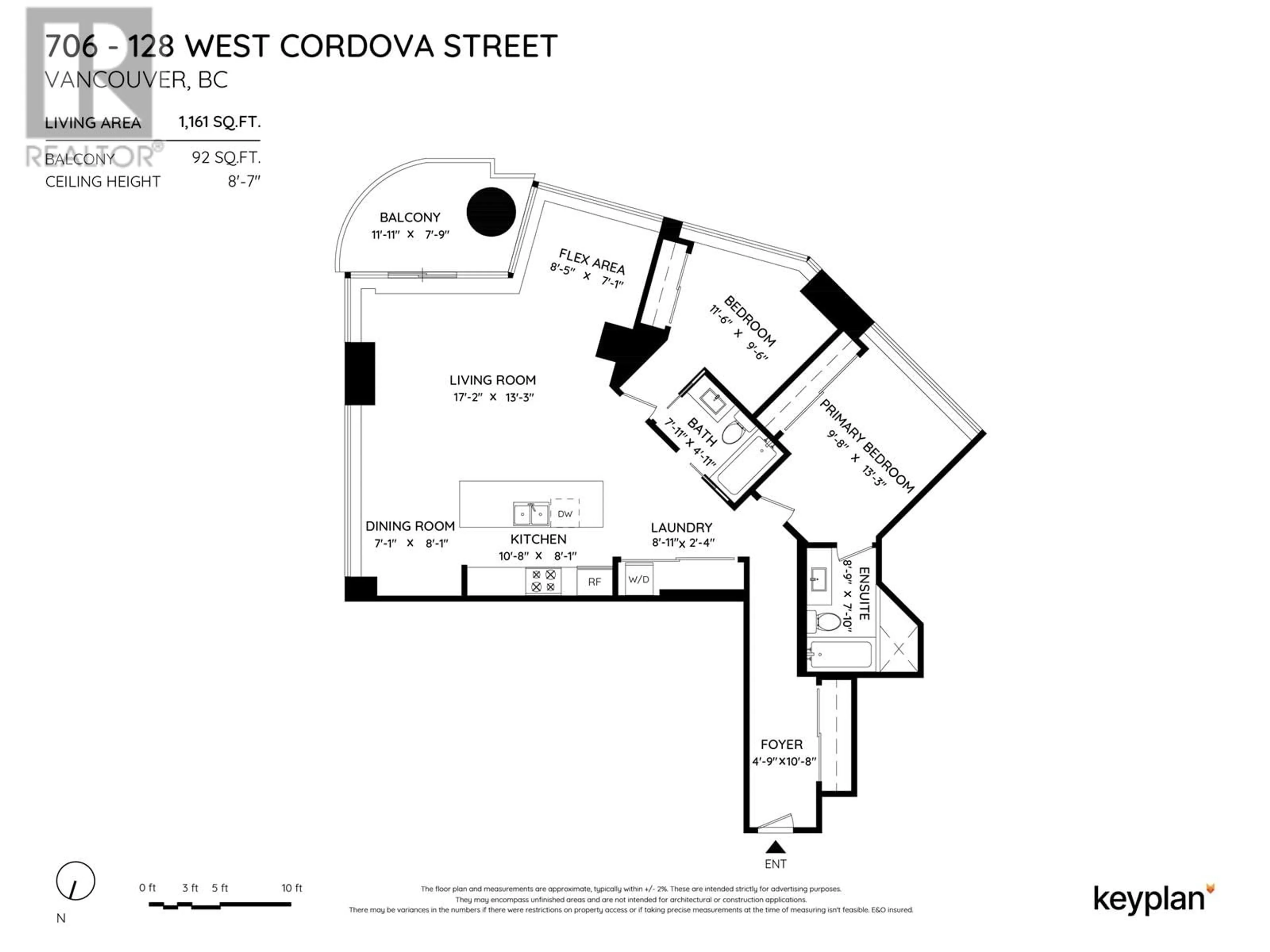 Floor plan for 706 128 W CORDOVA STREET, Vancouver British Columbia V6B0E8