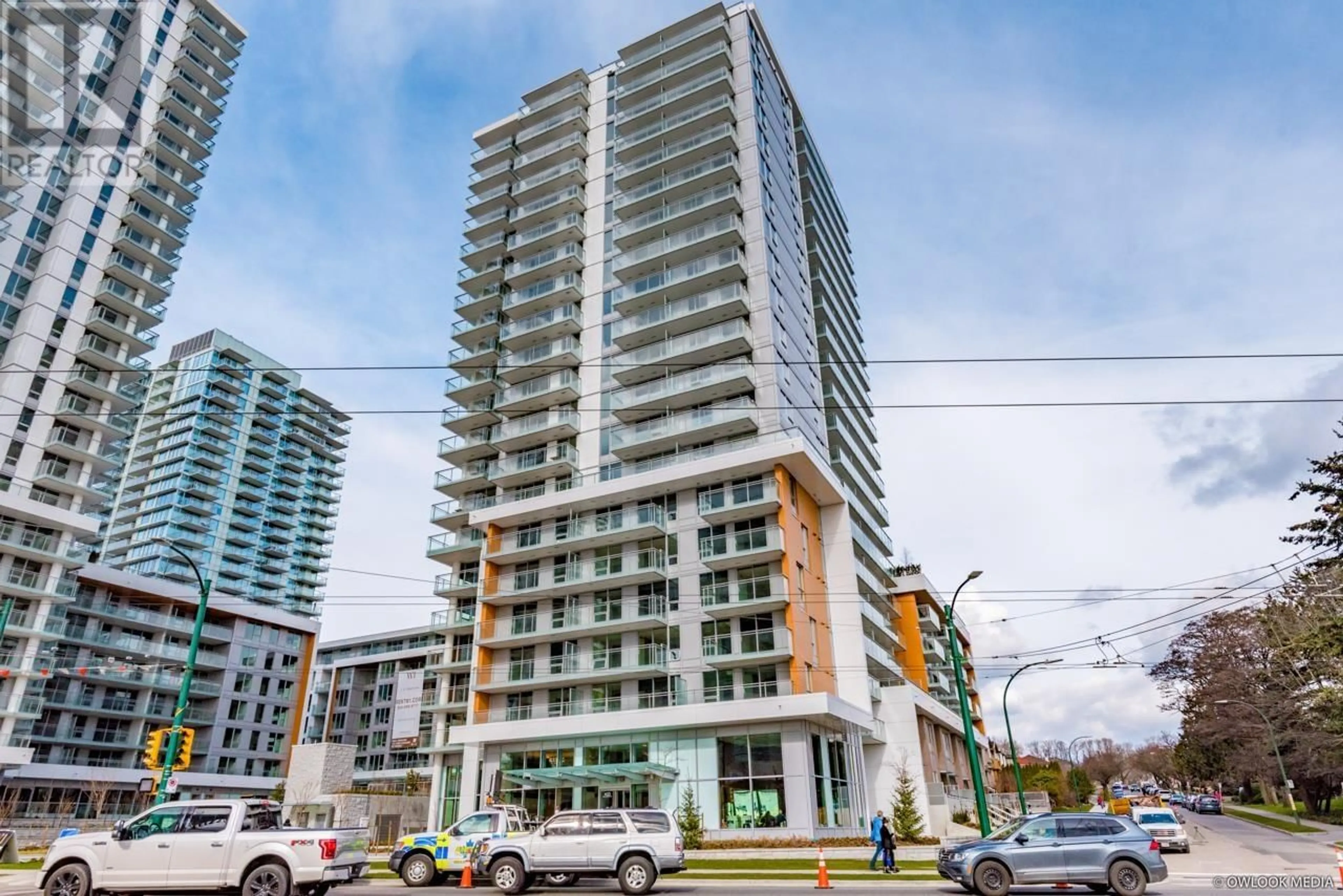 A pic from exterior of the house or condo, the front or back of building for 1101 433 SW MARINE DRIVE, Vancouver British Columbia V5X0H5