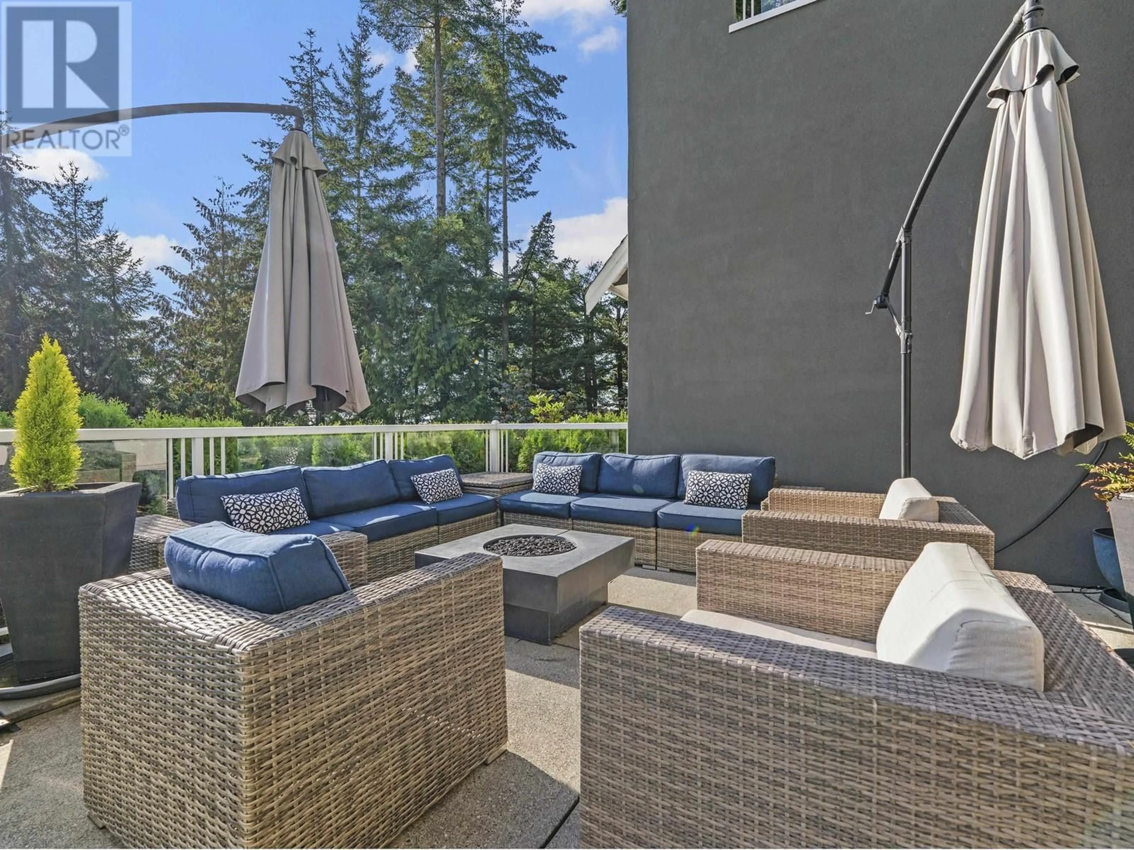 Patio, the fenced backyard for 3797 BAYRIDGE AVENUE, West Vancouver British Columbia V7V3J3