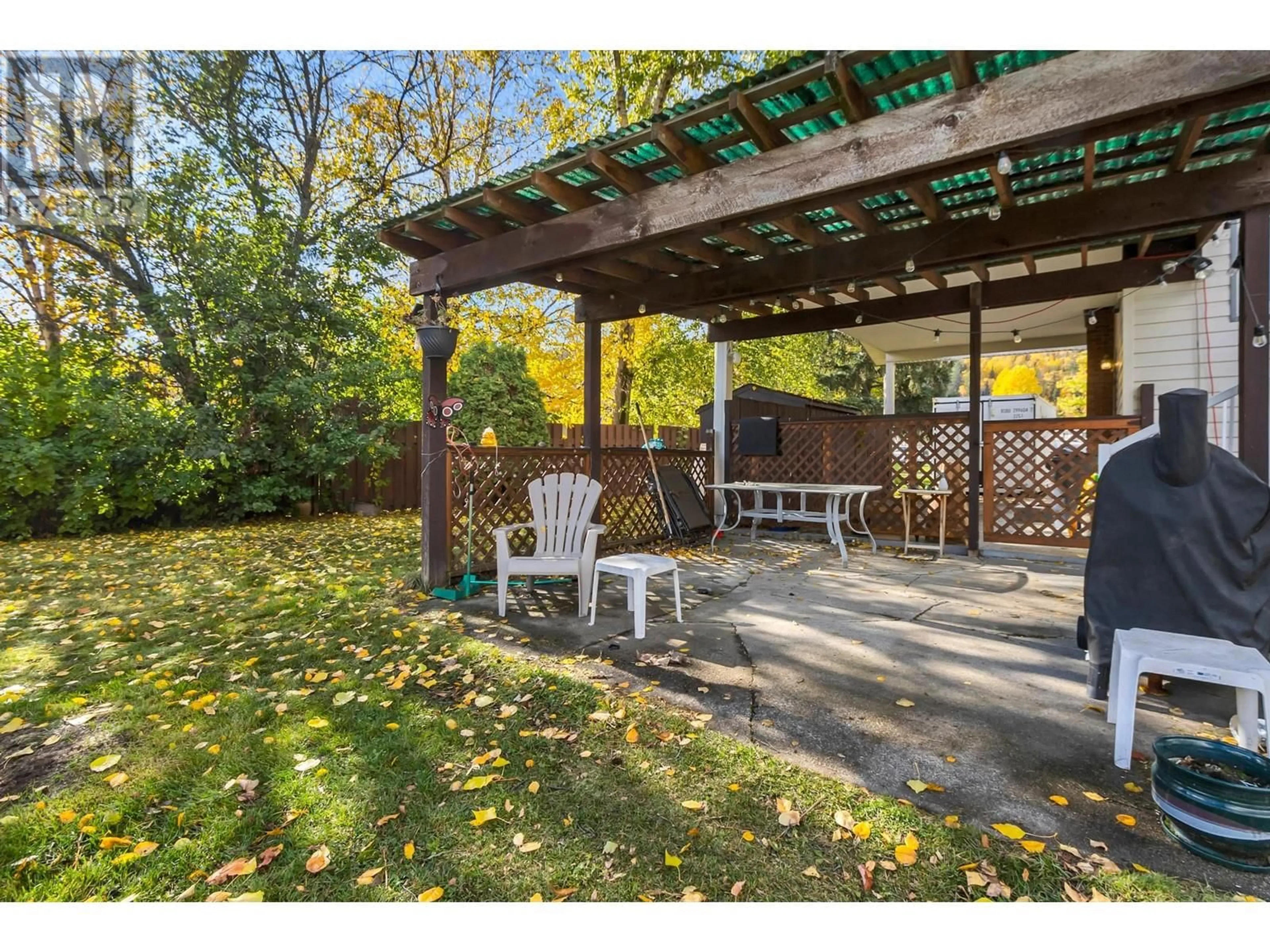 Patio, the fenced backyard for 1160 MICA AVENUE, Prince George British Columbia V2M4Z7